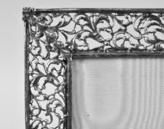 Italian Tadiello Sterling Filigree Picture Frame