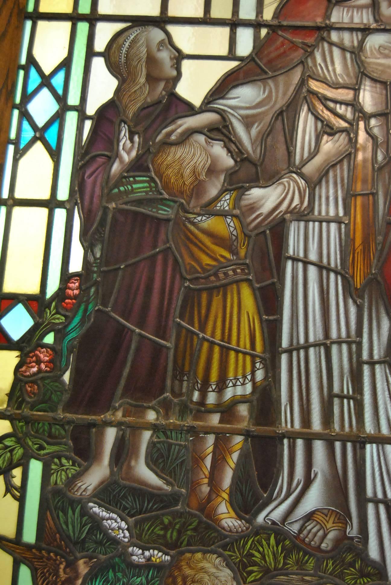 jesus stained glass window