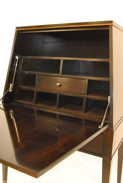 Espresso / Sable Mahogany Hamilton Slant Front Secretary Desk by