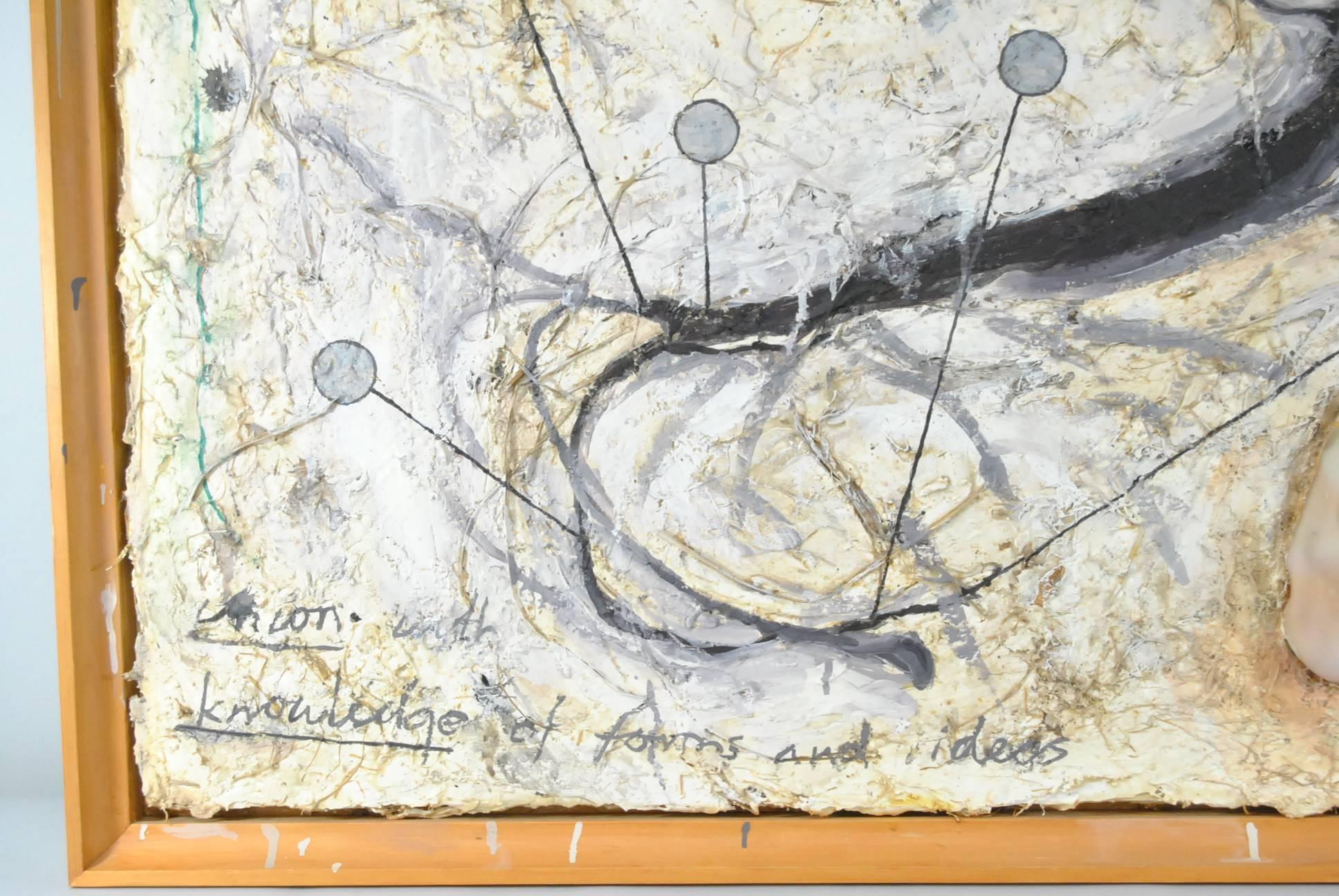 Mixed-Media Contemporary Art by Will Pappenheimer, 1991 In Good Condition For Sale In Toledo, OH
