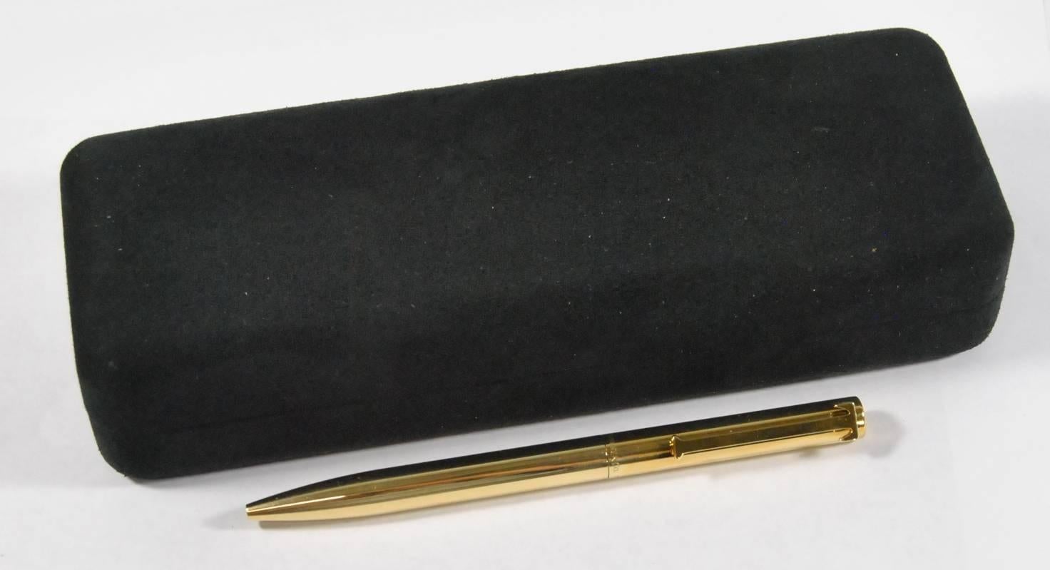 tiffany gold pen