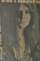 Janis Joplin Framed 1969 Concert Advertisement for University of Toledo