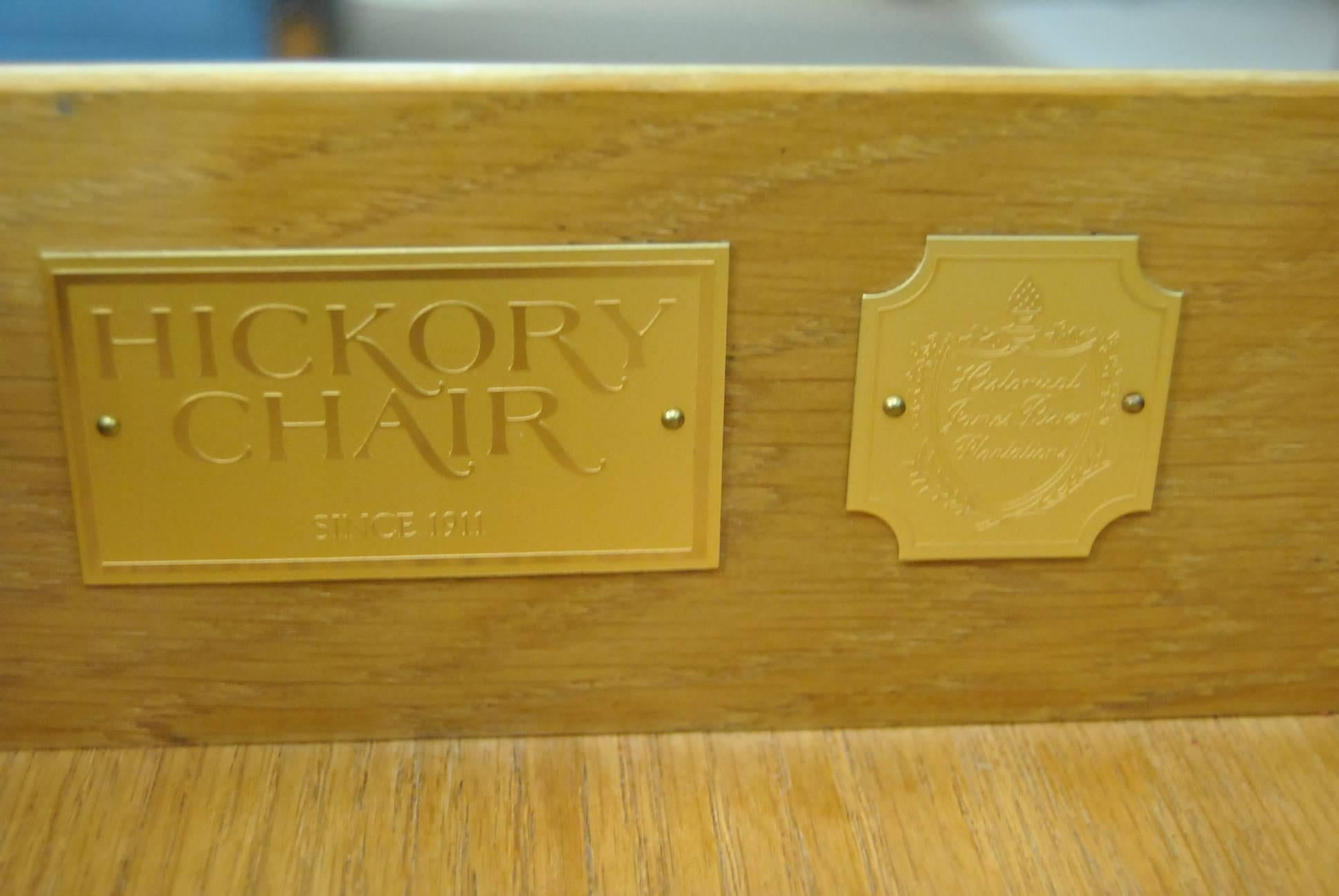 20th Century Chippendale Flamed Mahogany Chest by Hickory Chair, James River Plantation