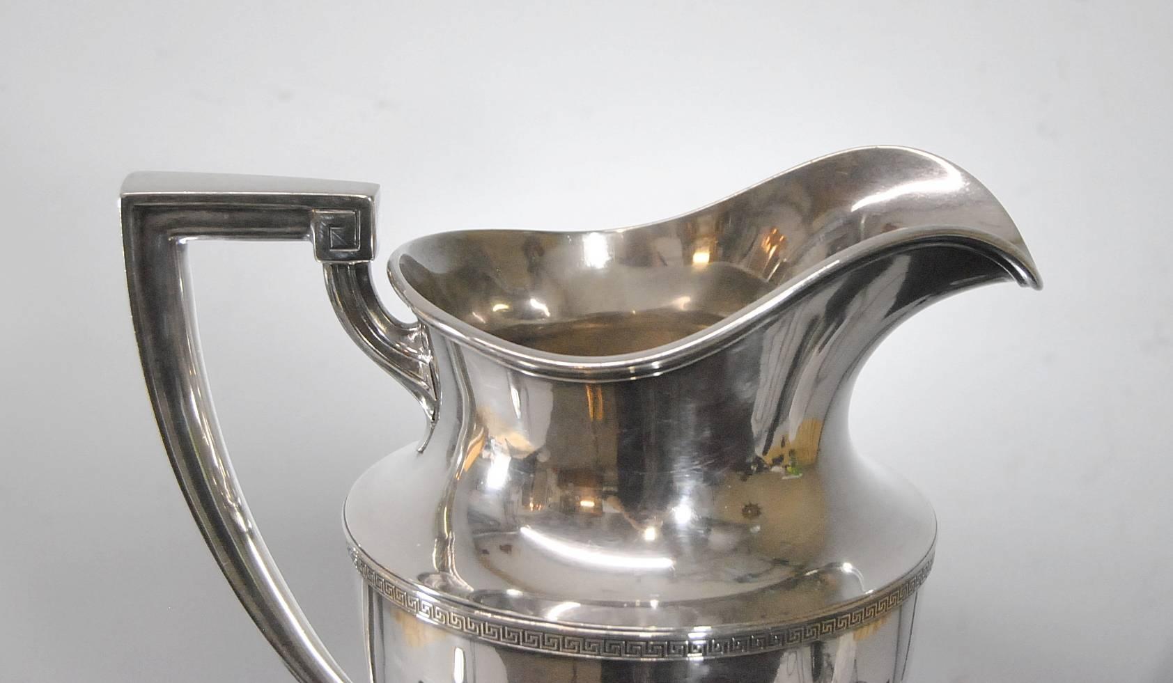 gorham silver pitcher