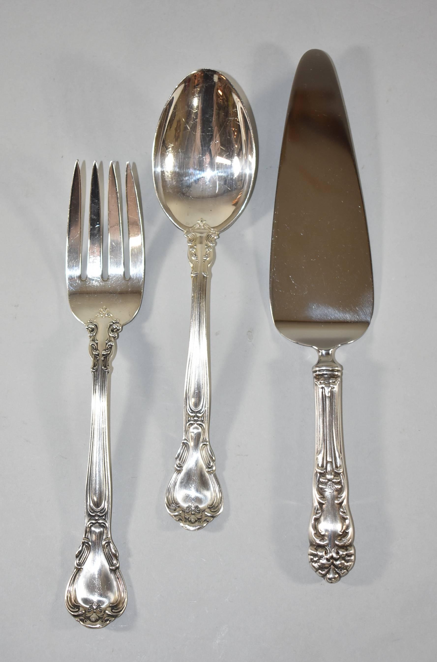 chantilly sterling silver place settings