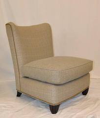 Armless Lounge Chair Designed by Barbara Barry for Baker Furniture