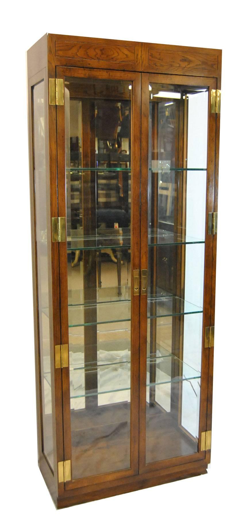 henredon display cabinet