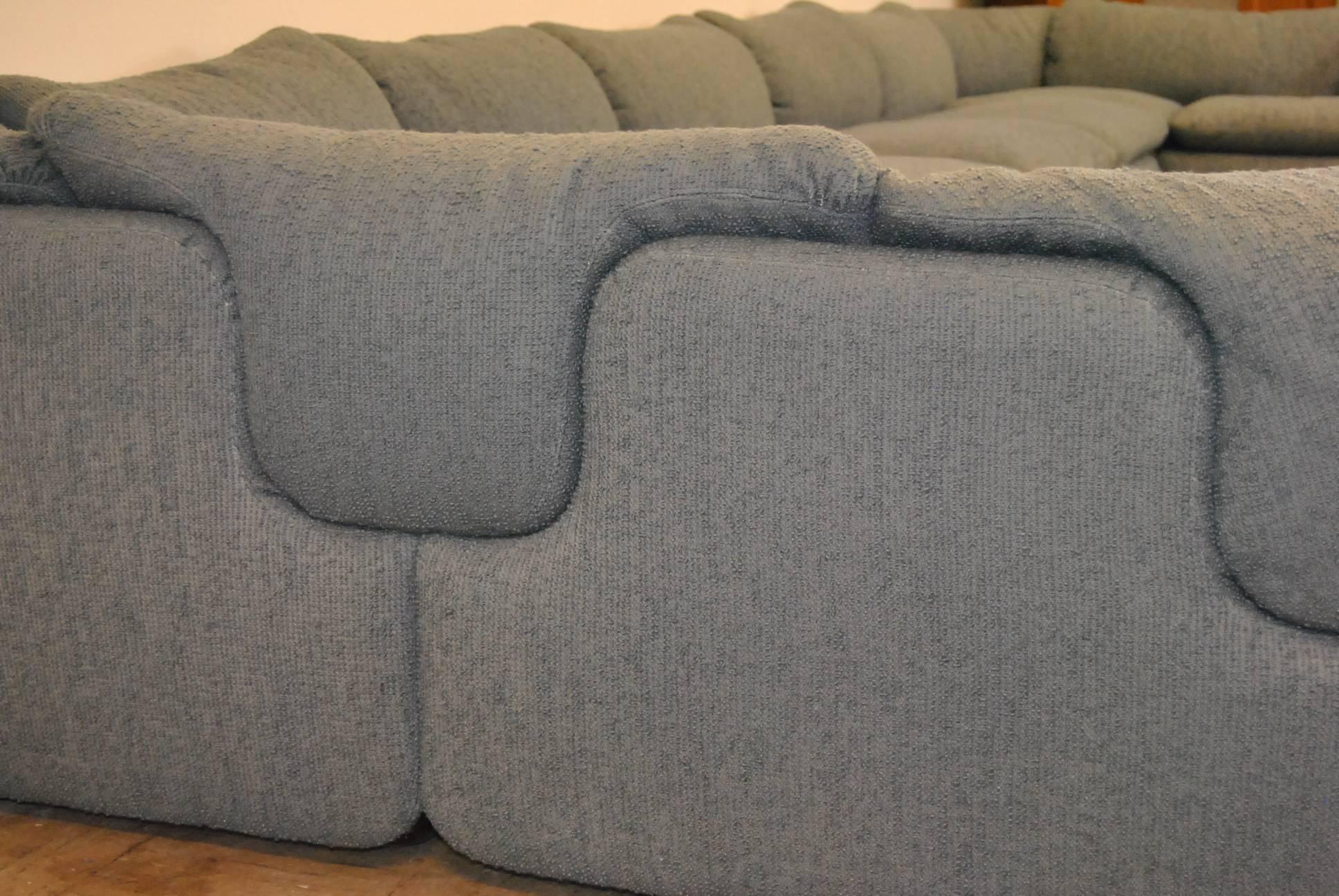 Confidential Sectional Sofa by Alberto Rosselli for Saporiti Italia In Good Condition In Toledo, OH