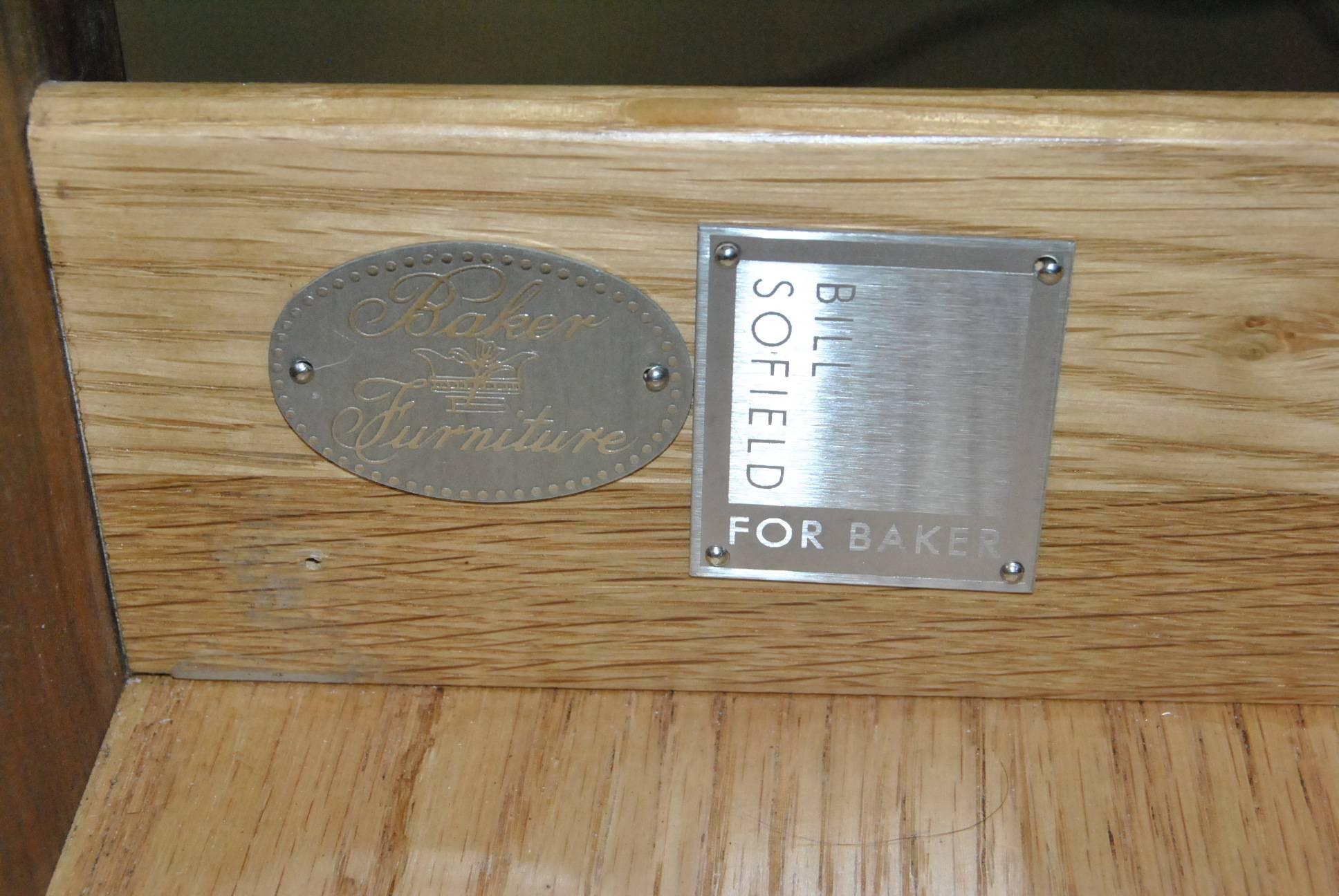 20th Century Pair of Boxer Chests Designed by William Sofield for Baker Furniture