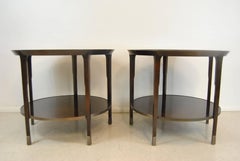 Pair of Walnut Sabre End Table by Bill Sofield for Baker Furniture