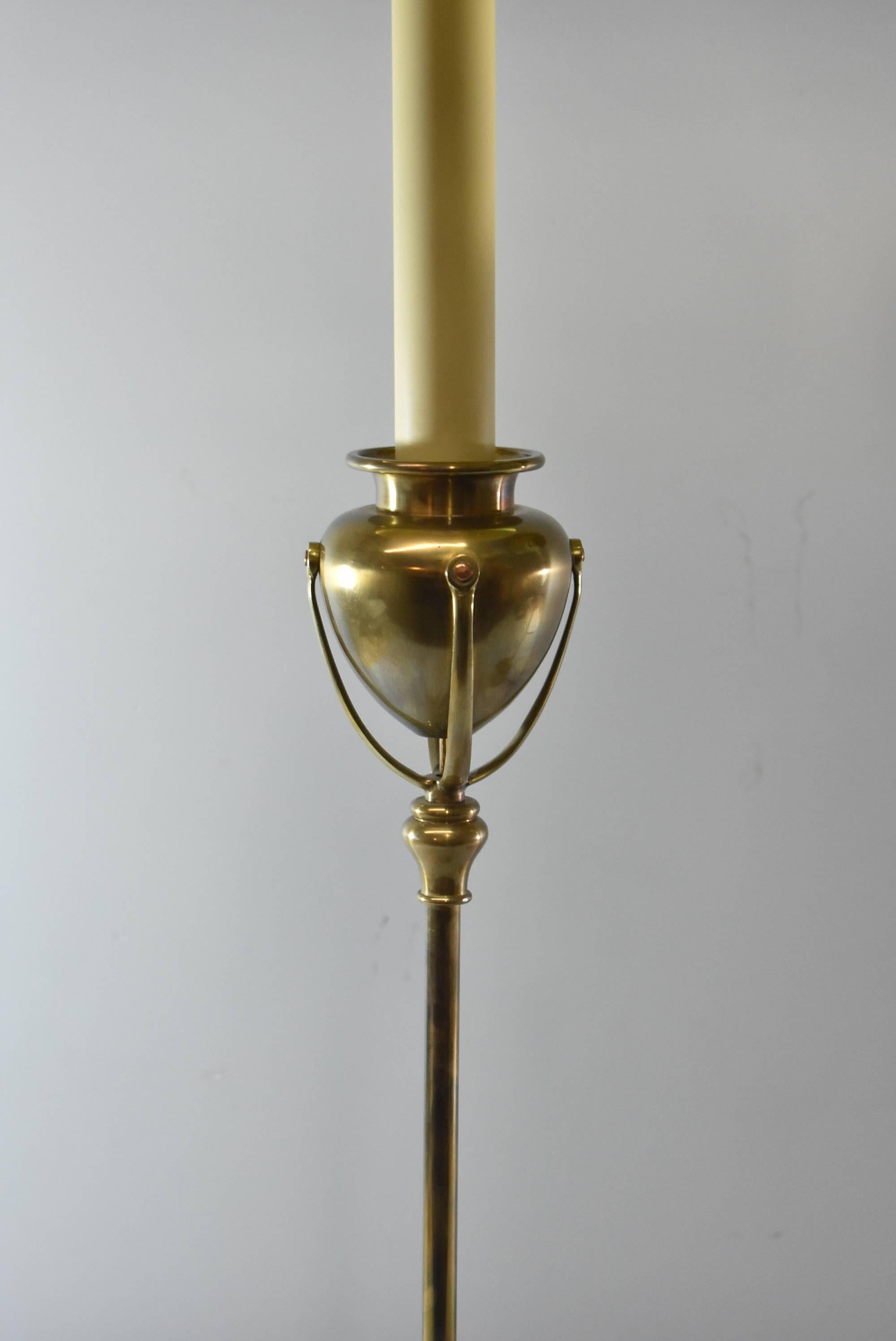 vintage chapman brass lamps