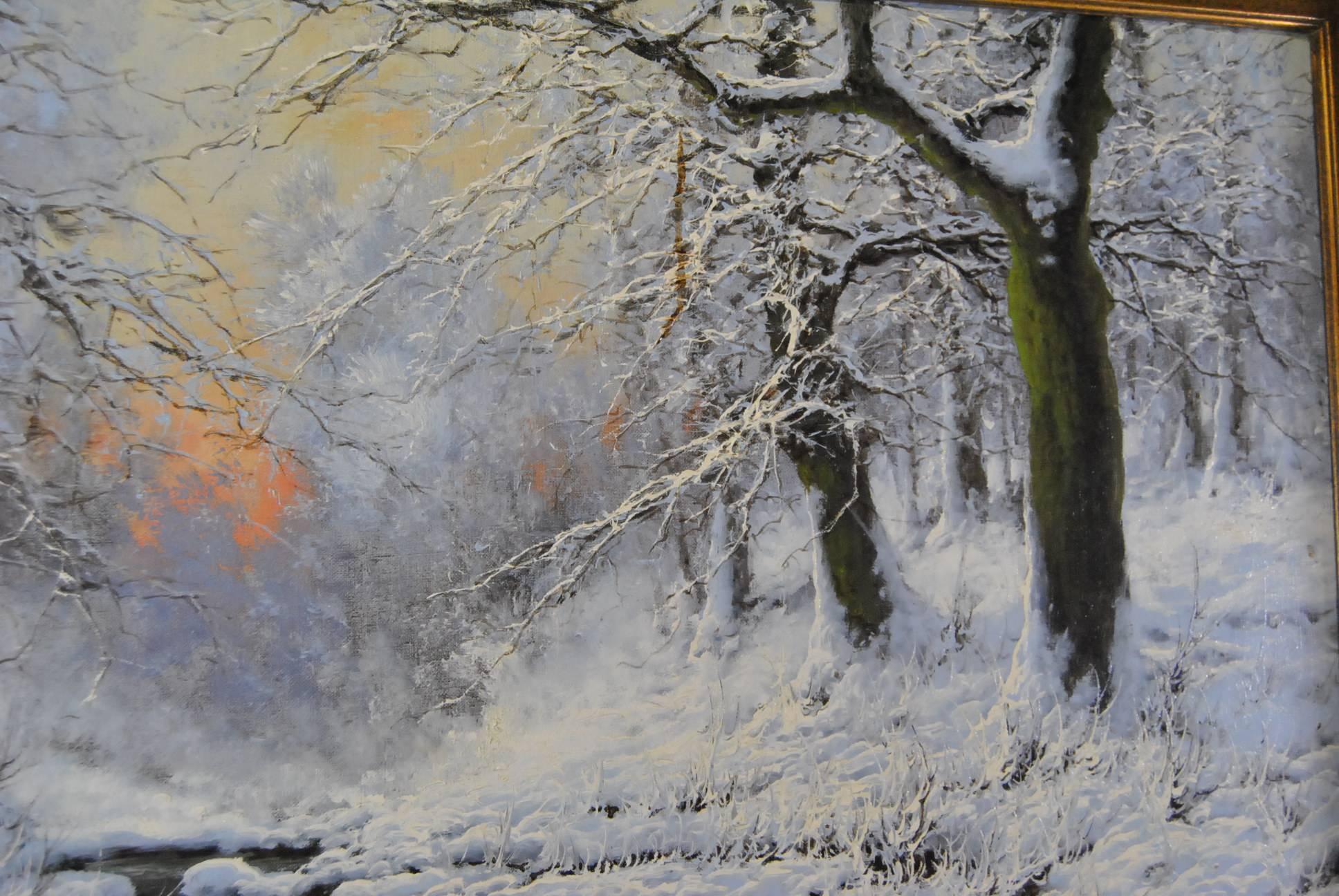paintings of winter scenes