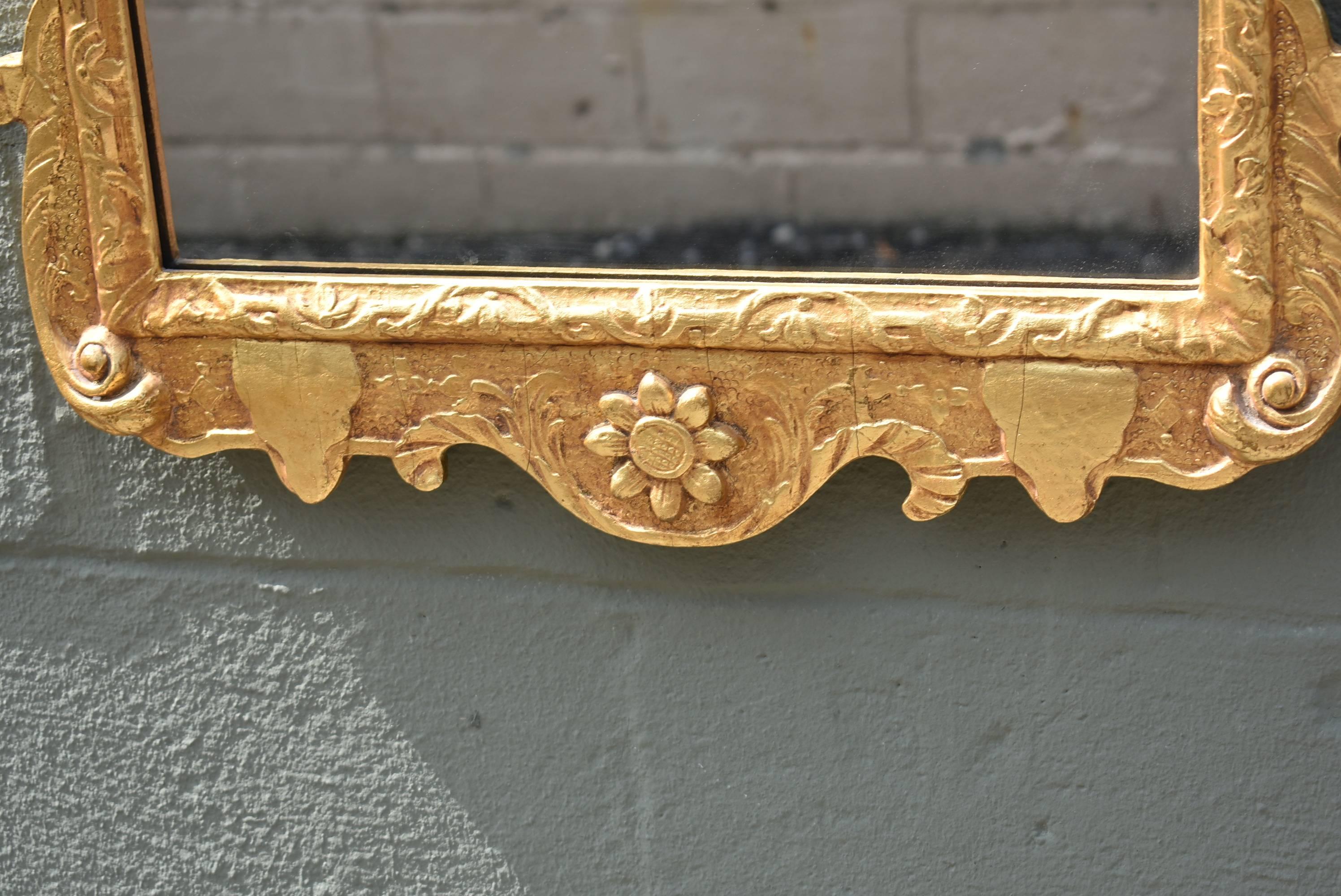 Mid-20th Century Friedman Brothers Colonial Williamsburg Gold Gilt Eagle Mirror Federal Style