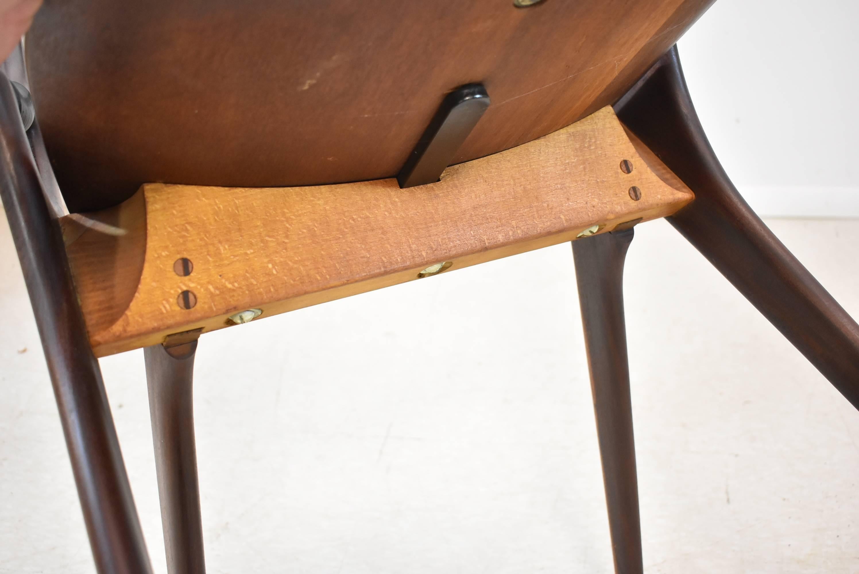 Pair of Mid-Century Modern Danish Teak Chairs by Arne Hovmand Olsen Model 71 2