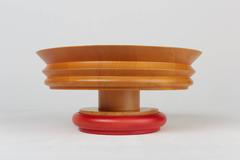 Wooden Bowl by Ettore Sottsass for Twergi/Alessi