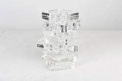 Glass Vase from the 'Twisters' Collection by Arik Levy Für Gaia & Gino, Turkey