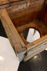 18th century Italian Polychrome Painted and Gilt Chamber Pot Bedside Commode