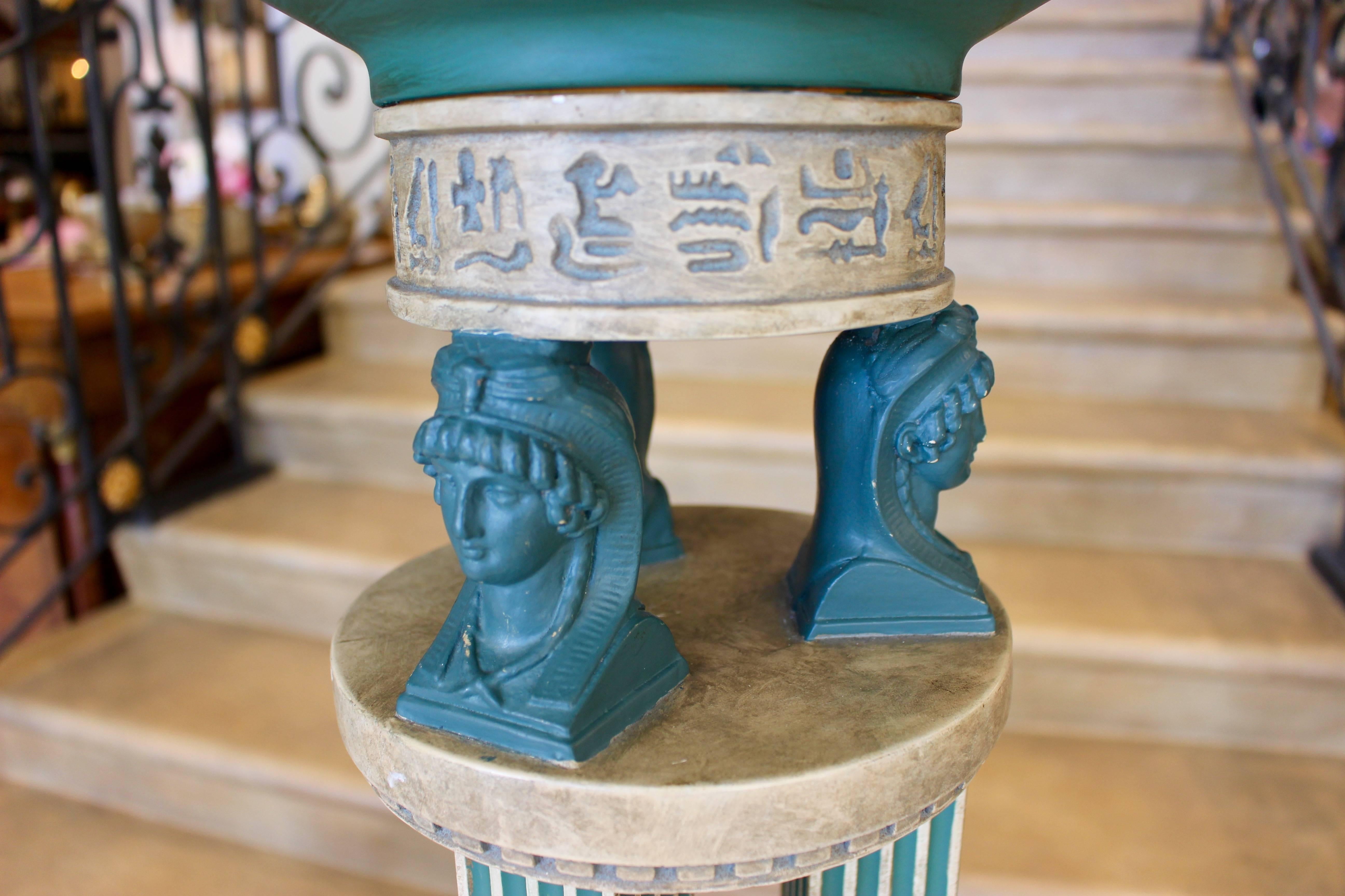 Pair of Neoclassical Style Paint Decorated Atheniennes For Sale 2