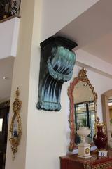 Three Massive Pairs of American Painted Copper Corbels, circa 1880, Chicago