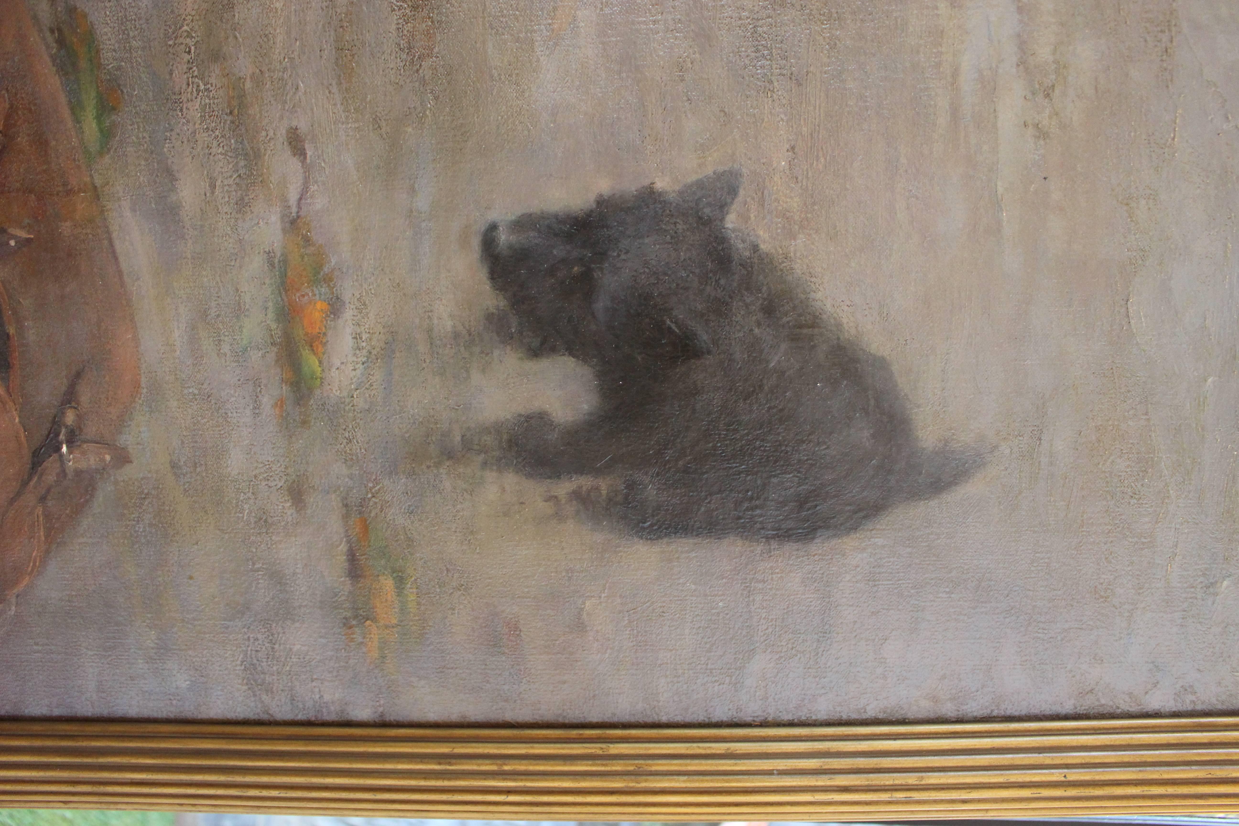 20th Century Oil on Canvas 