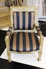 Empire Style Gray Gilded Bergere