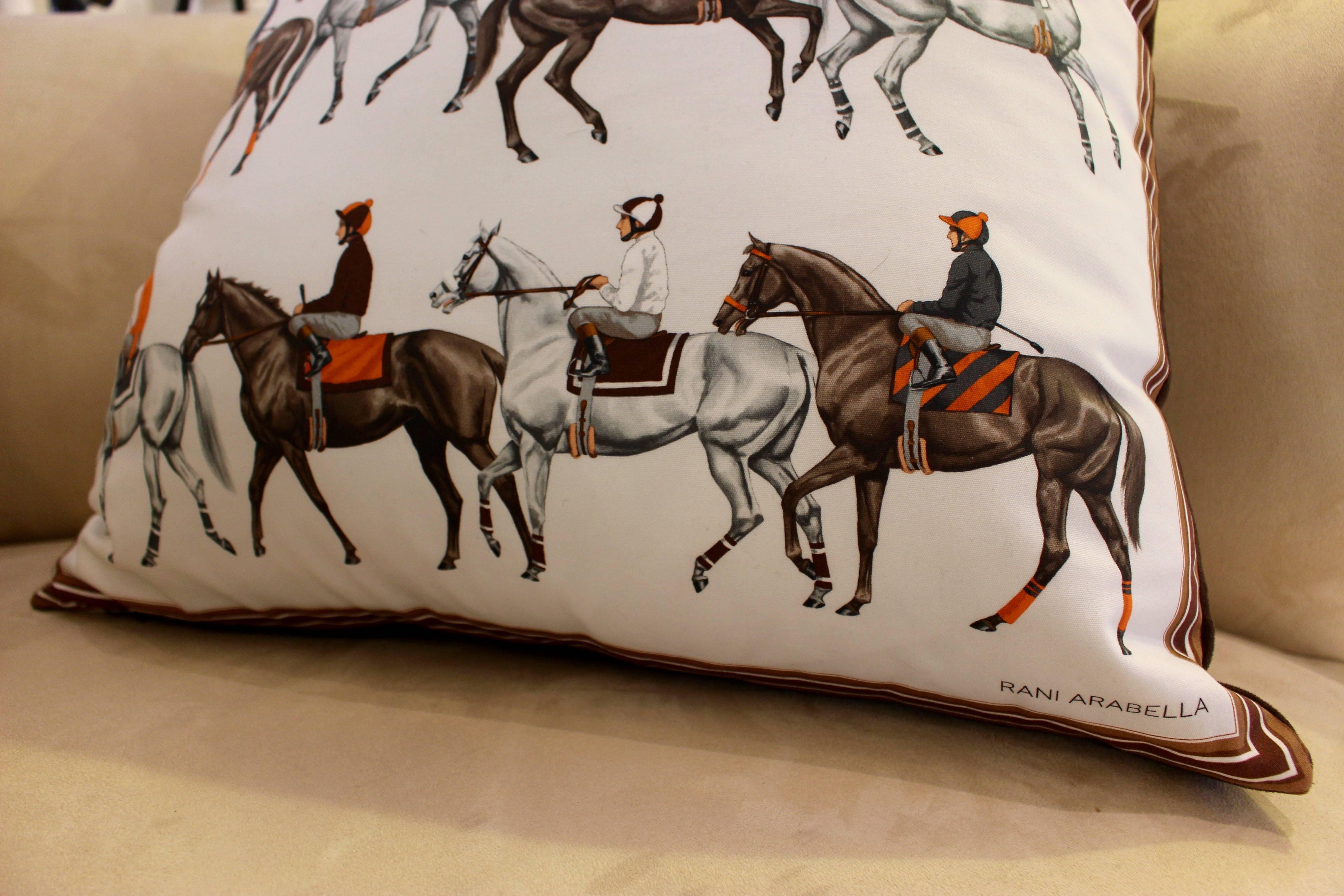 Equestrian pillow, Rani Arabella