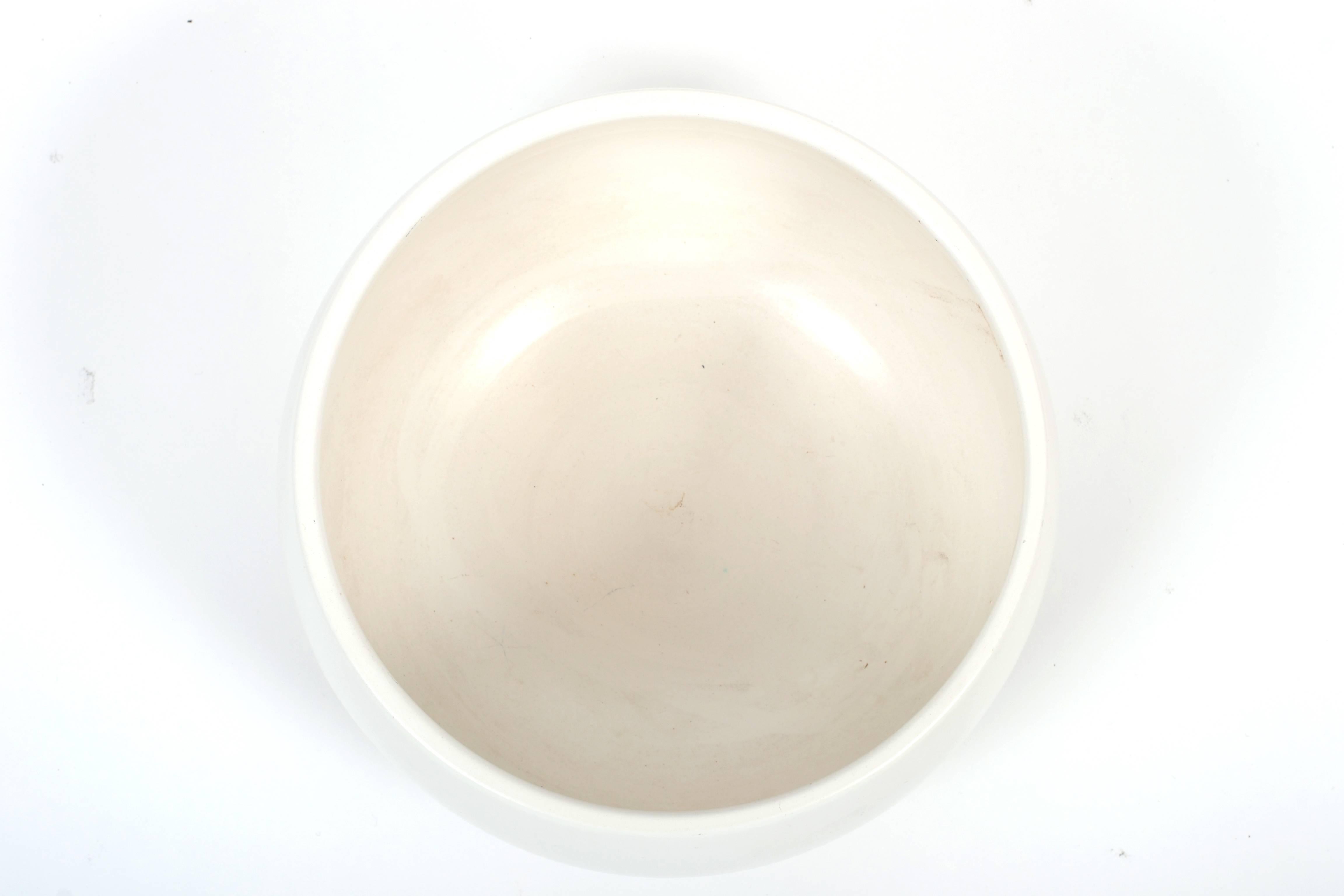 Architectural Pottery White Glazed Attributed to John Follis In Good Condition For Sale In Pittsburgh, PA