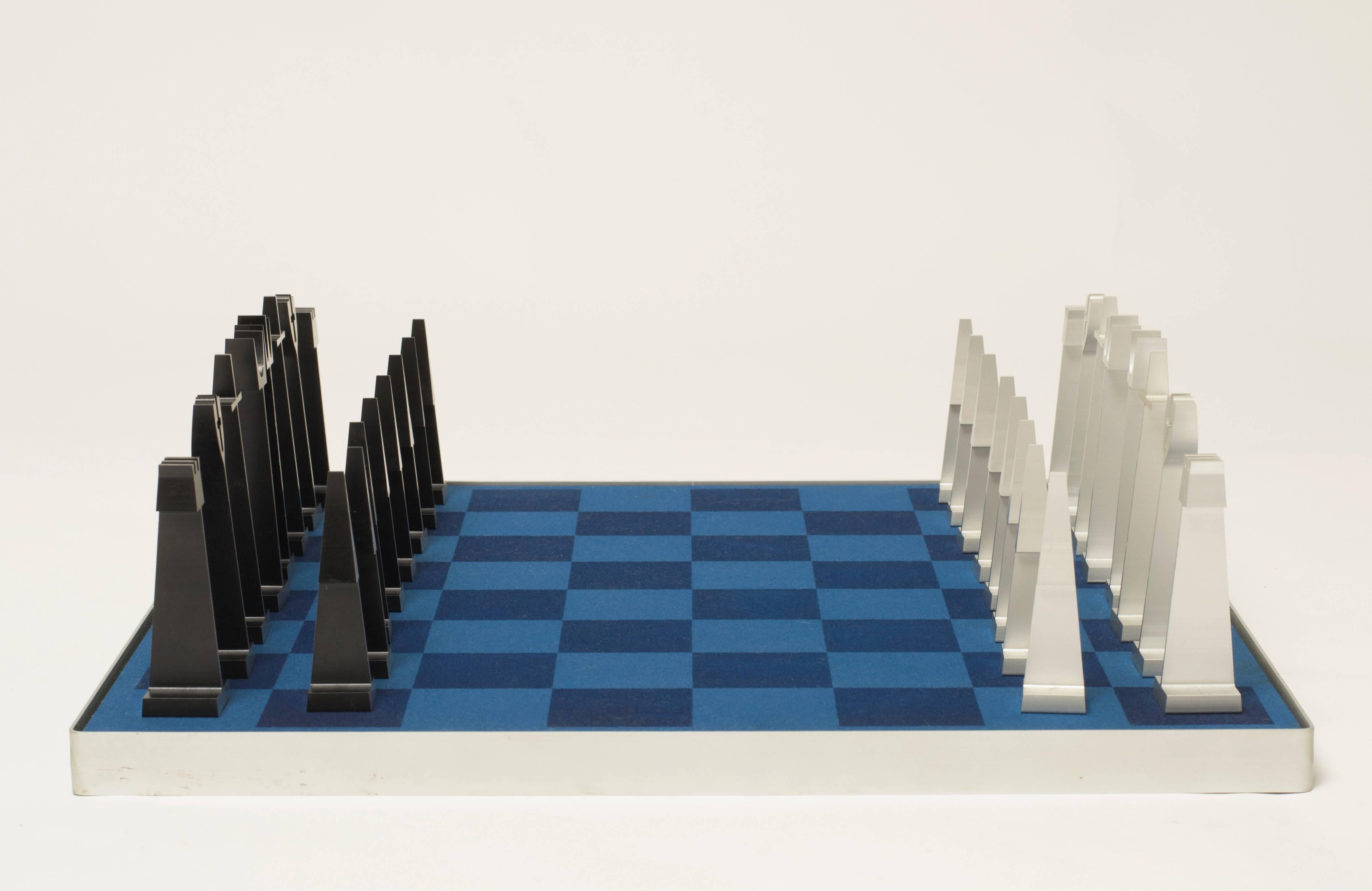 Mid-20th Century Mid-Century Modern Chess Set by Austin Cox for ALCOA, 1962