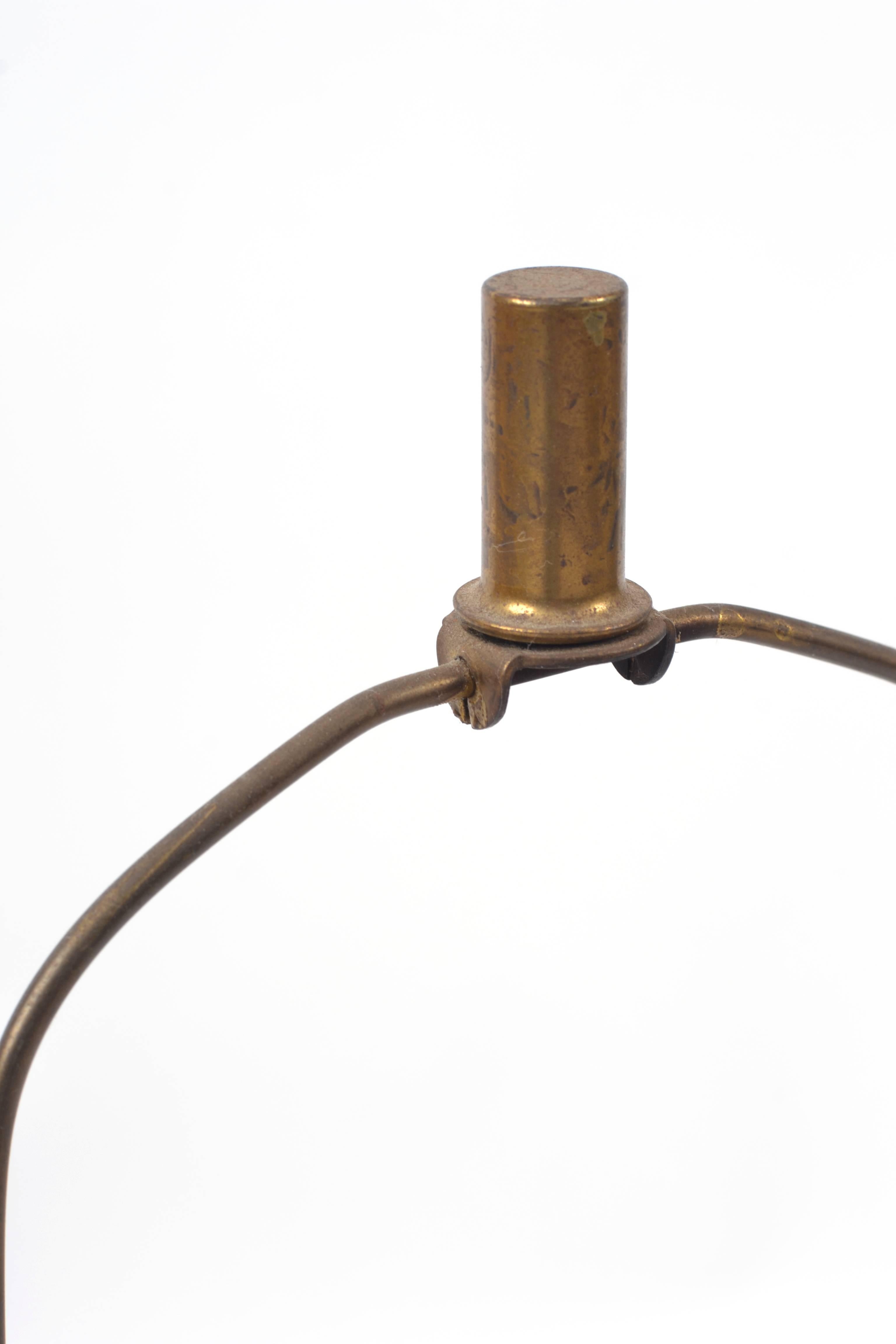 Late 20th Century Blenko Blown Glass Lamp Designed by Don Shepherd For Sale
