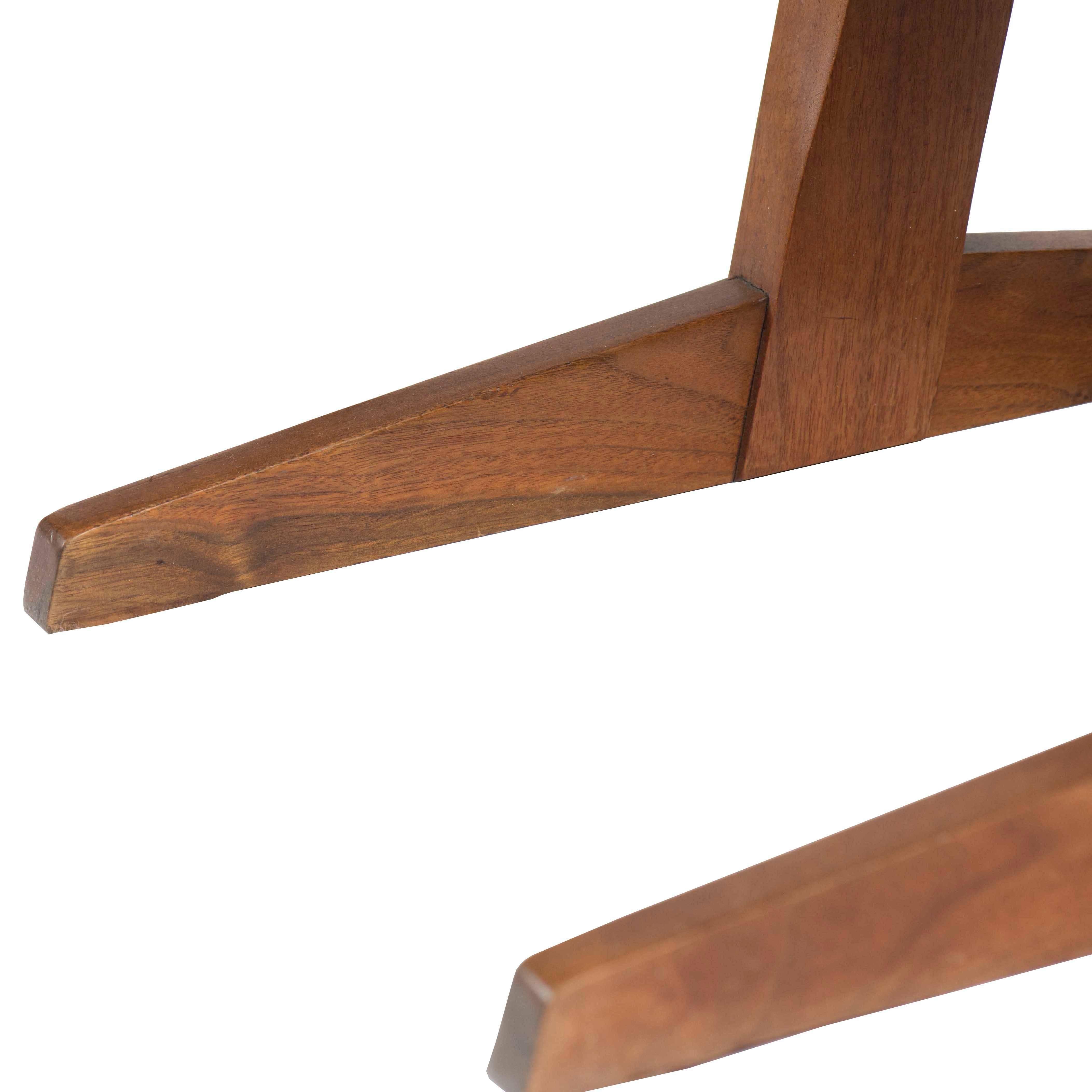 George Nakashima Walnut Conoid Chairs For Sale 1