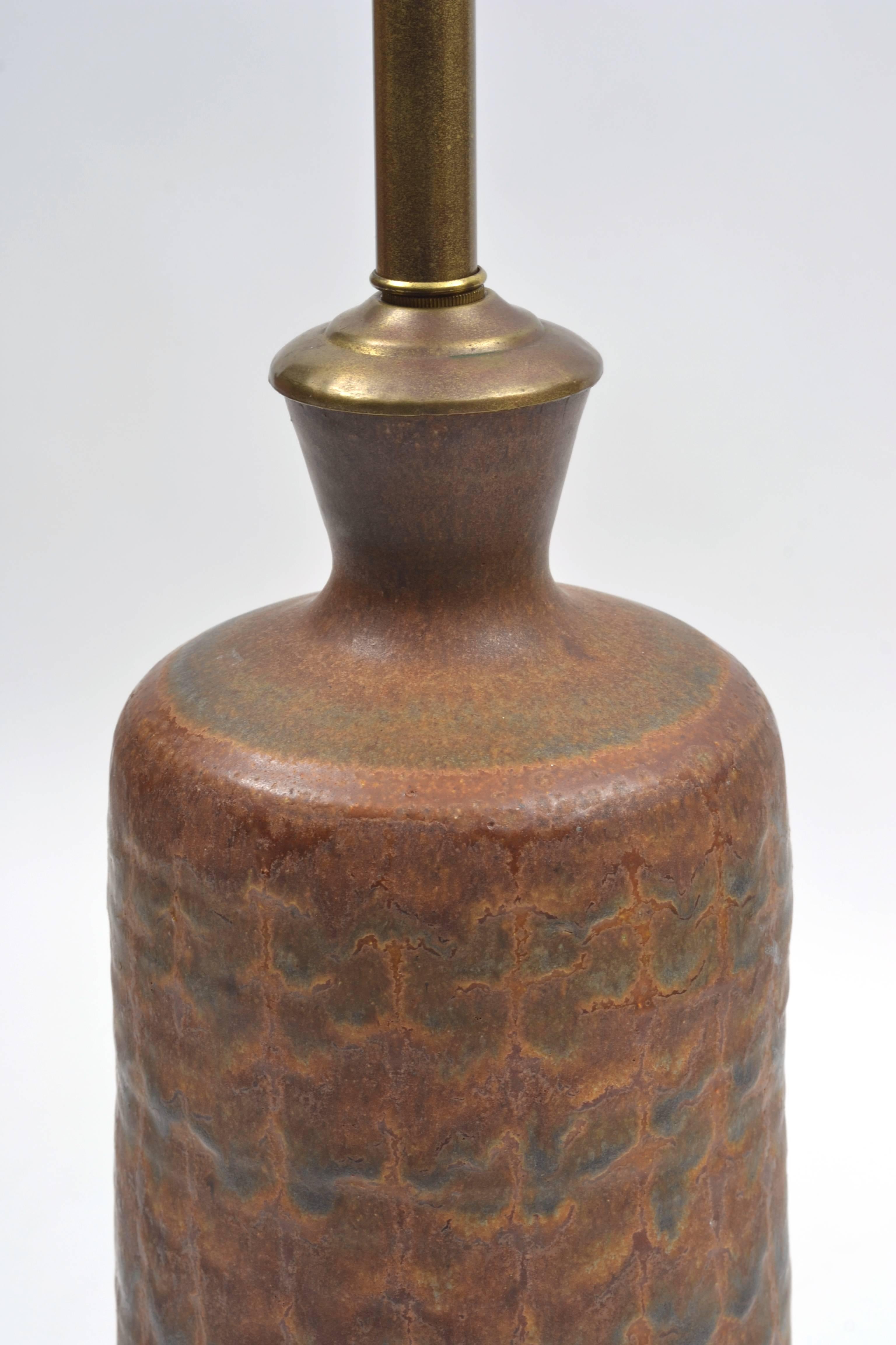 Mid-Century Modern Stephen Polchert Ceramic Lamp, 1961 For Sale