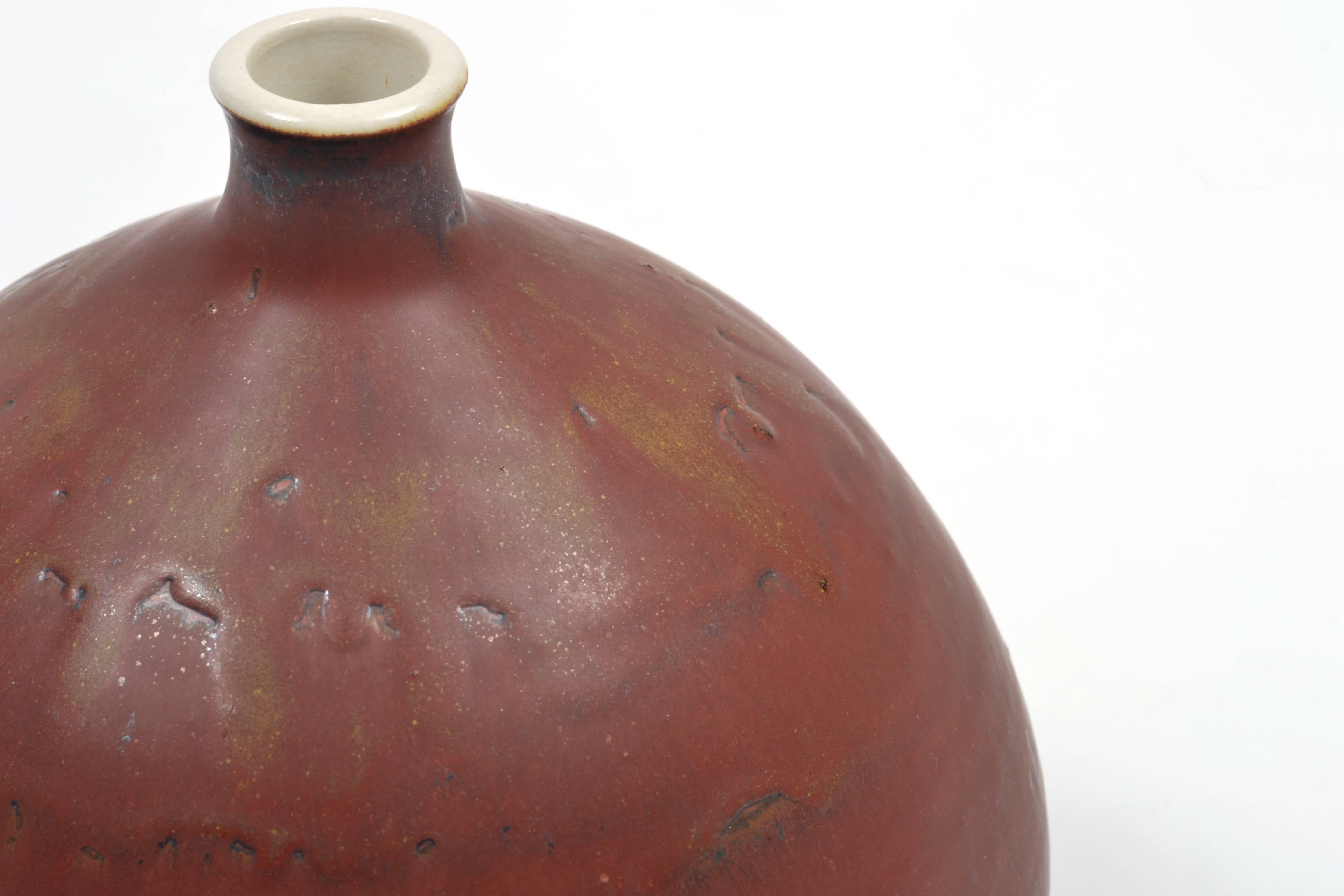 Stephen Polchert Ceramic Vase, 1950 In Good Condition For Sale In Pittsburgh, PA