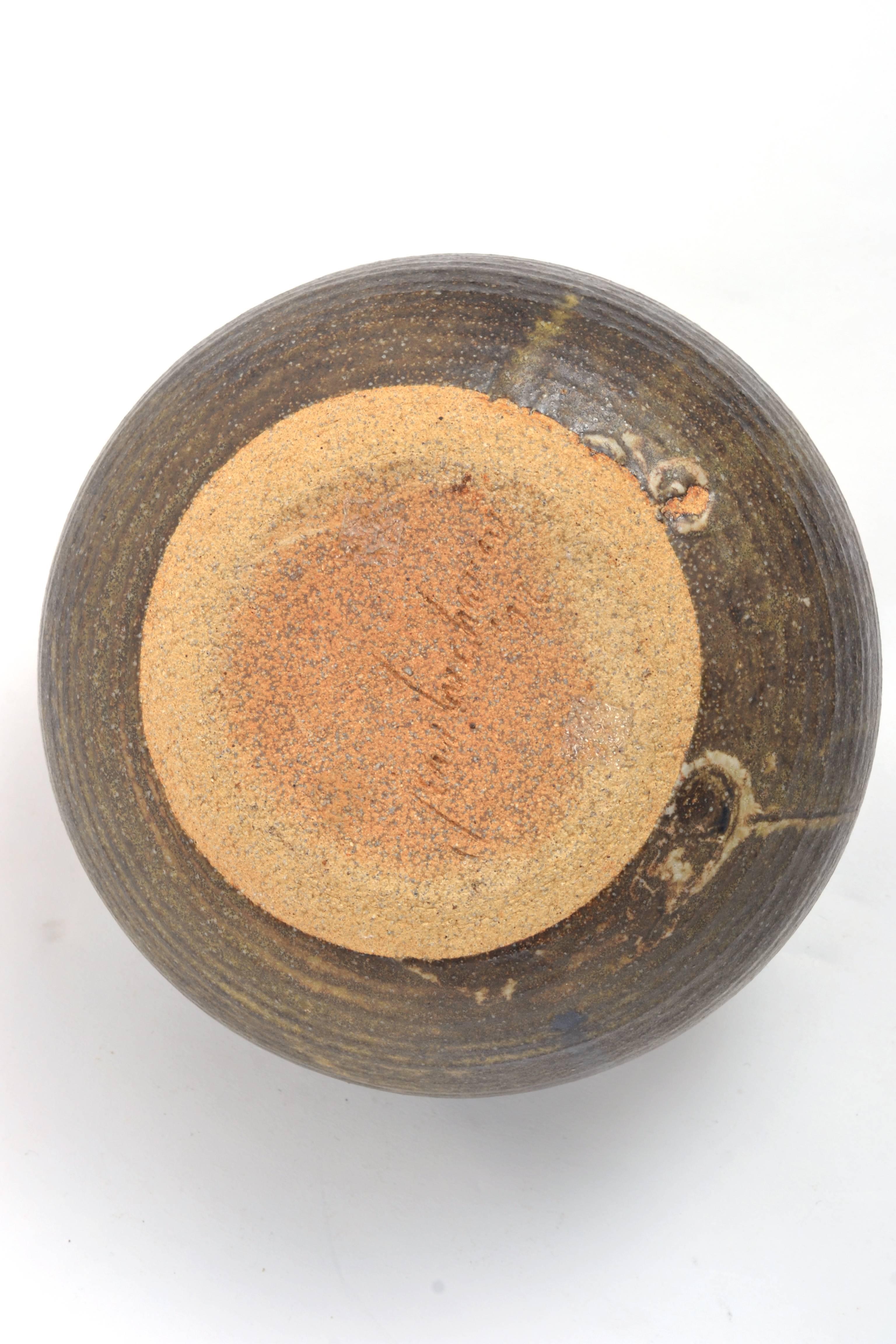 Late 20th Century Jean Buchanan Signed Studio Ceramic Pottery