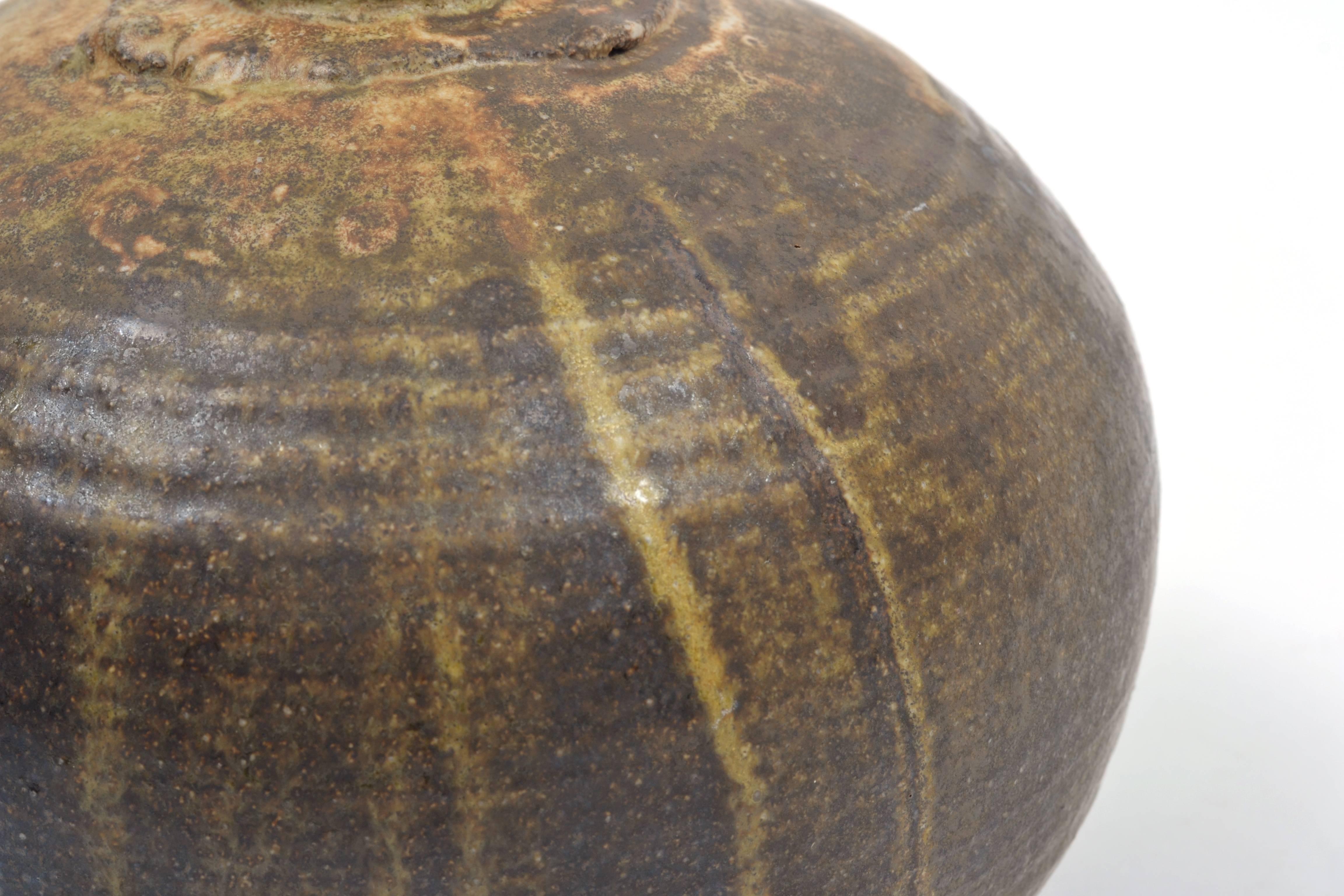 Organic Modern Jean Buchanan Signed Studio Ceramic Pottery