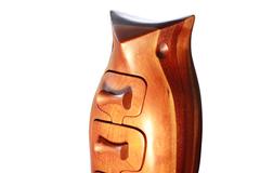 Turned Wood Owl Jewelry Case by Deborah Bump