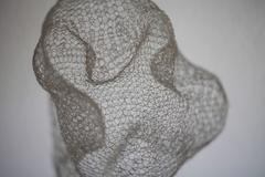 Ruth Asawa Style Hanging Woven Stainless Wire Sculpture