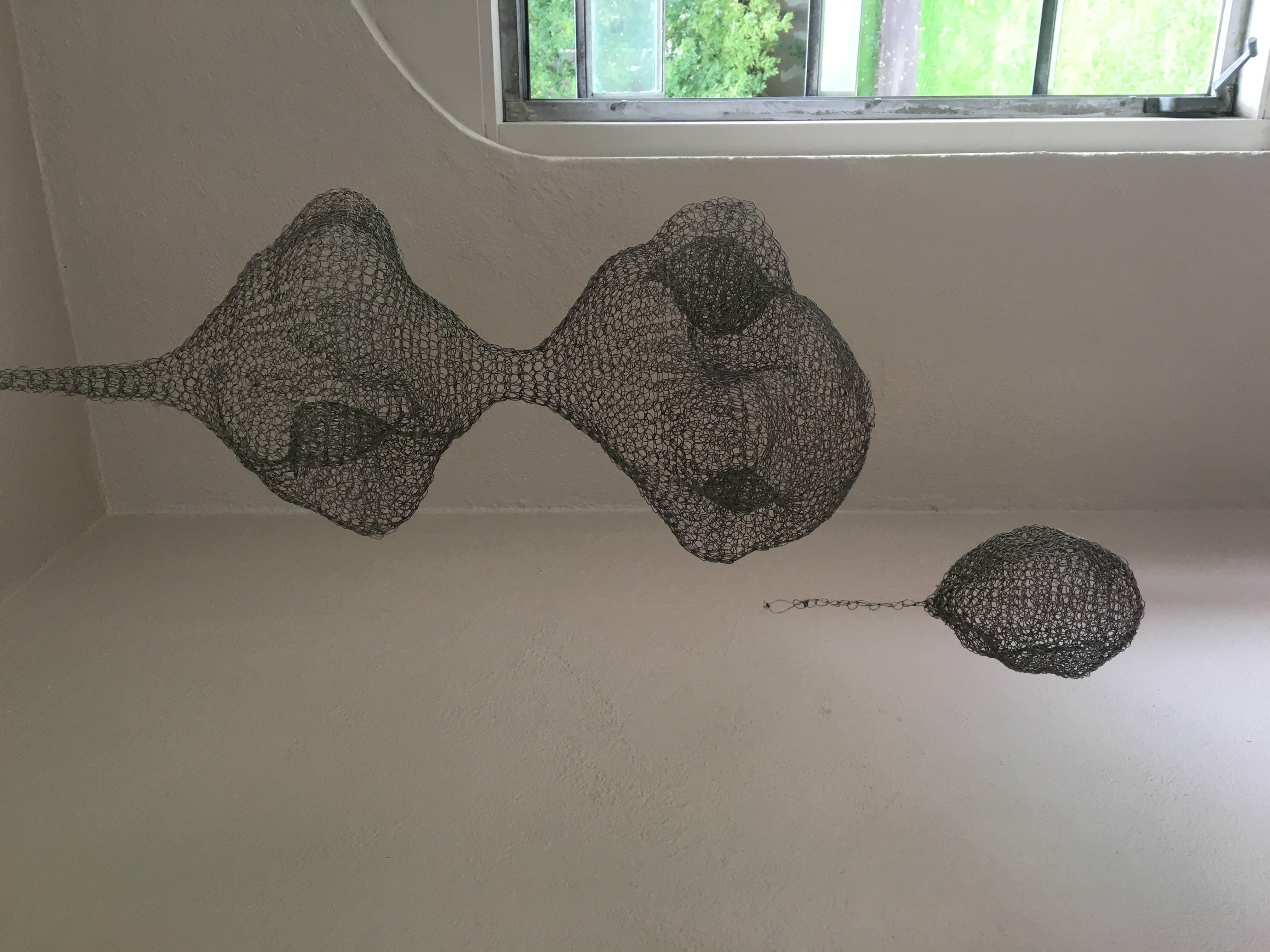 hanging wire sculpture