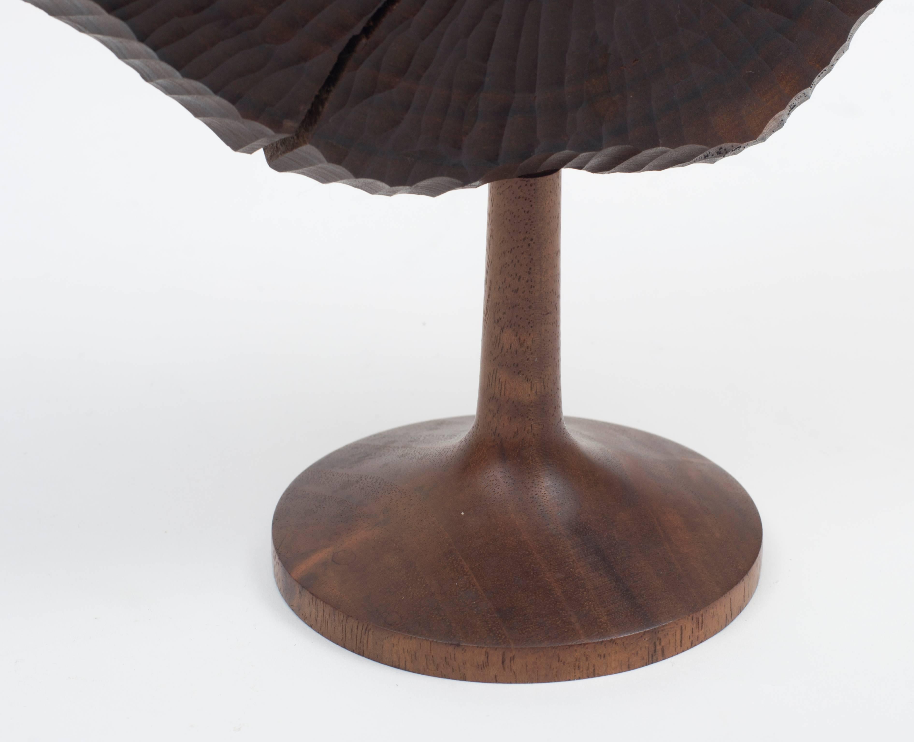 Jerry Glaser Studio Made Carved Walnut Sculpture In Good Condition For Sale In Pittsburgh, PA