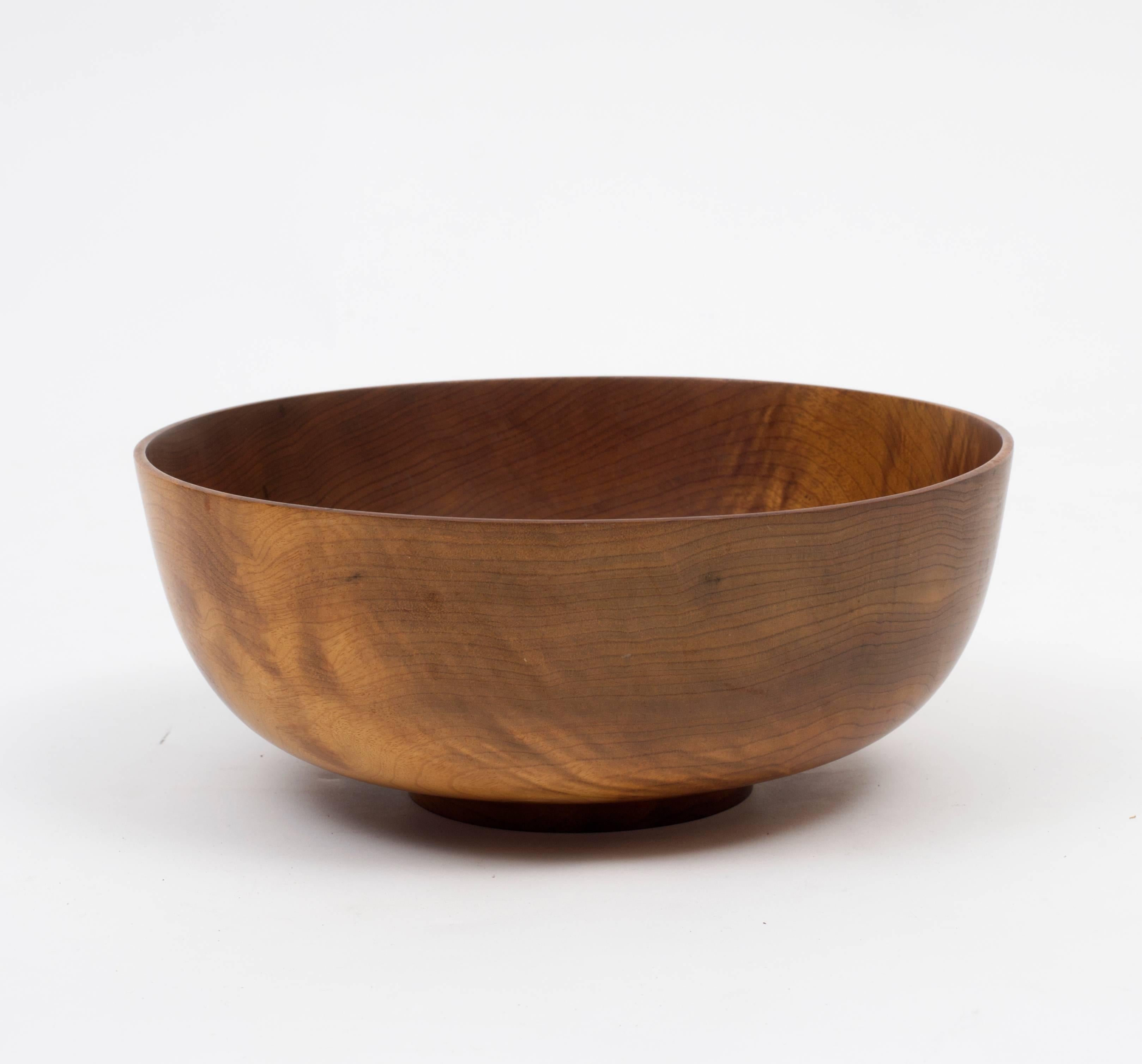 Beautiful wood turned bowl by wood working and wood tool Pioneer Jerry Glaser.