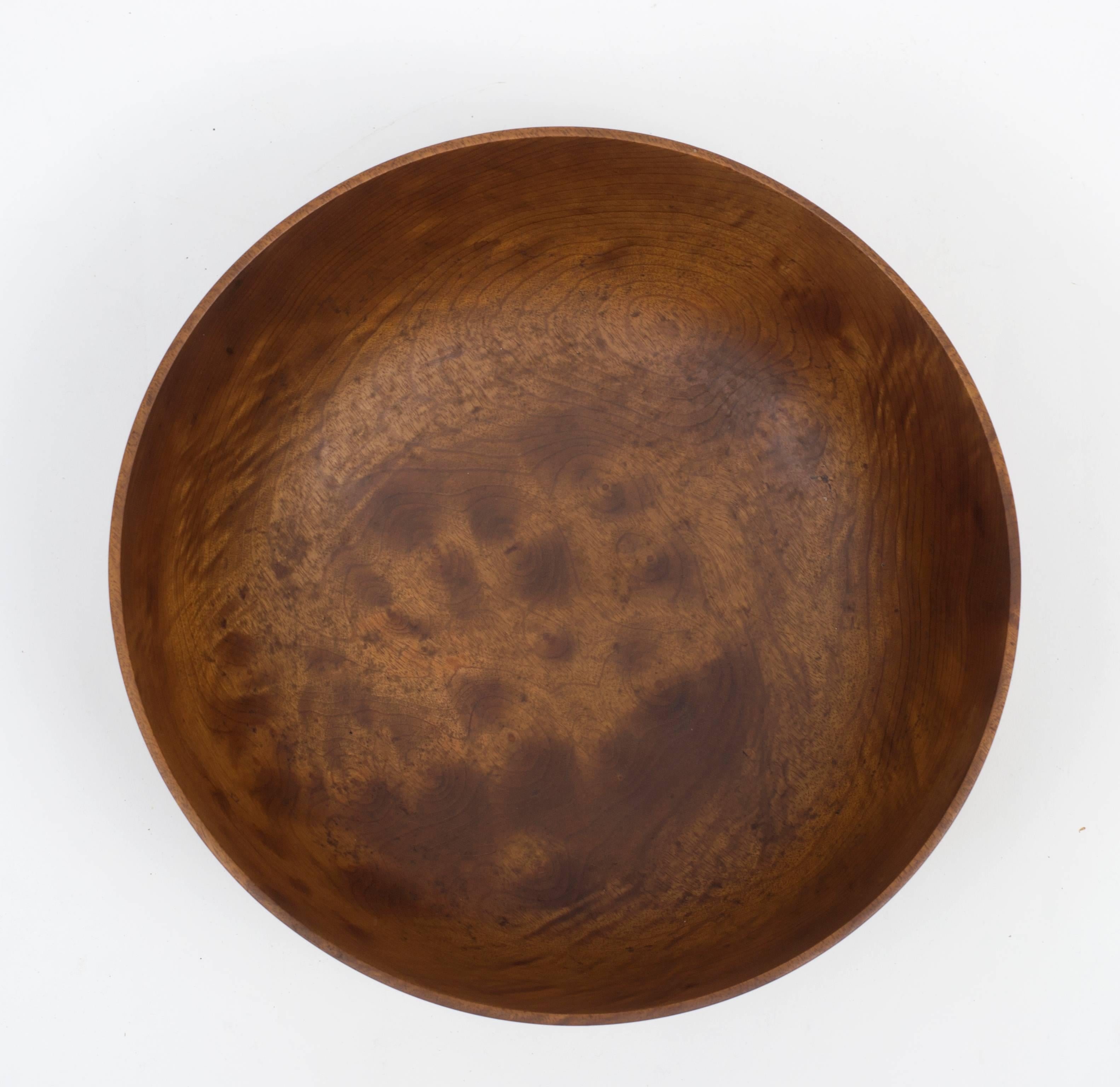 American Studio Made Jerry Glaser Wood Turned Bowl