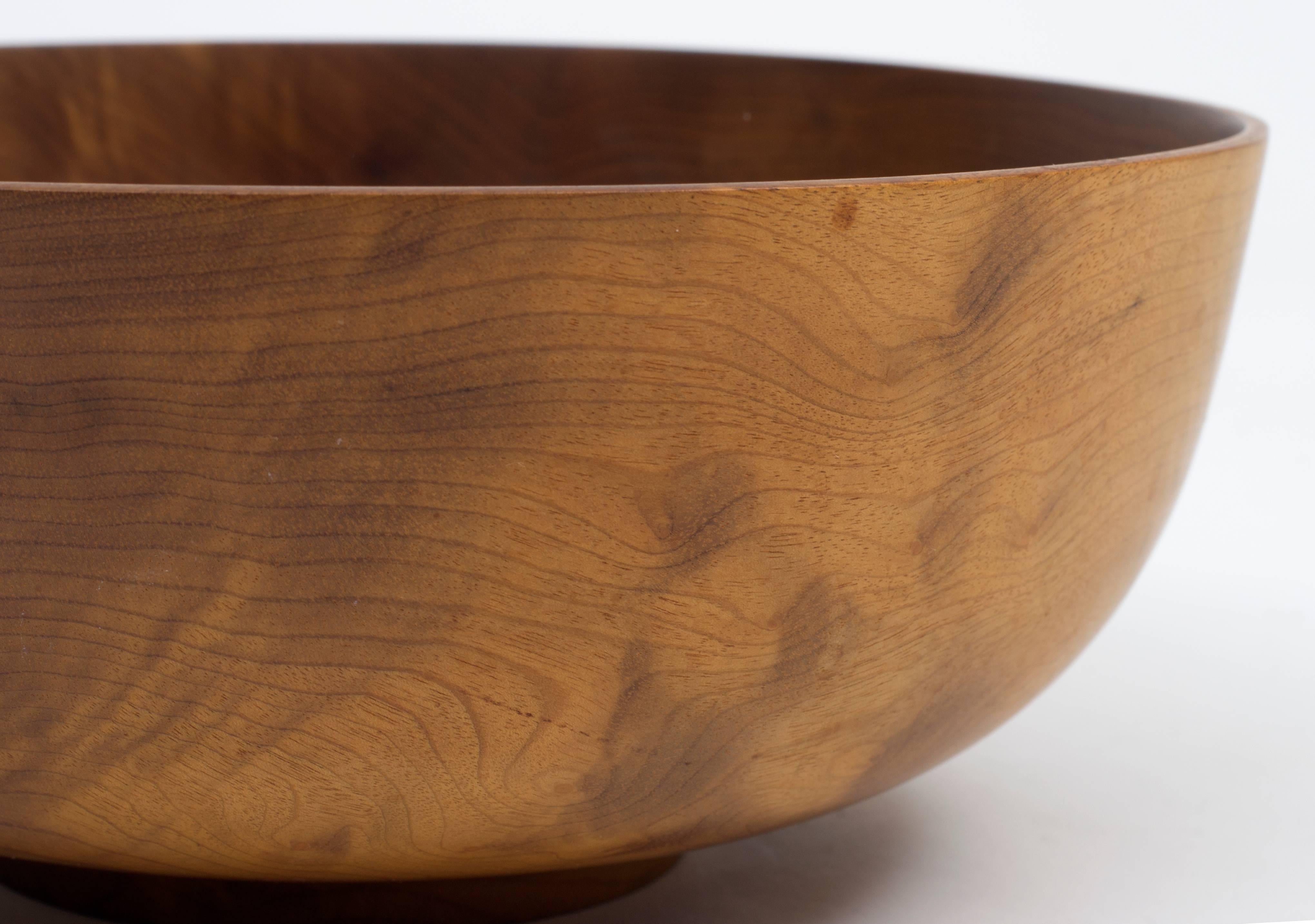 20th Century Studio Made Jerry Glaser Wood Turned Bowl