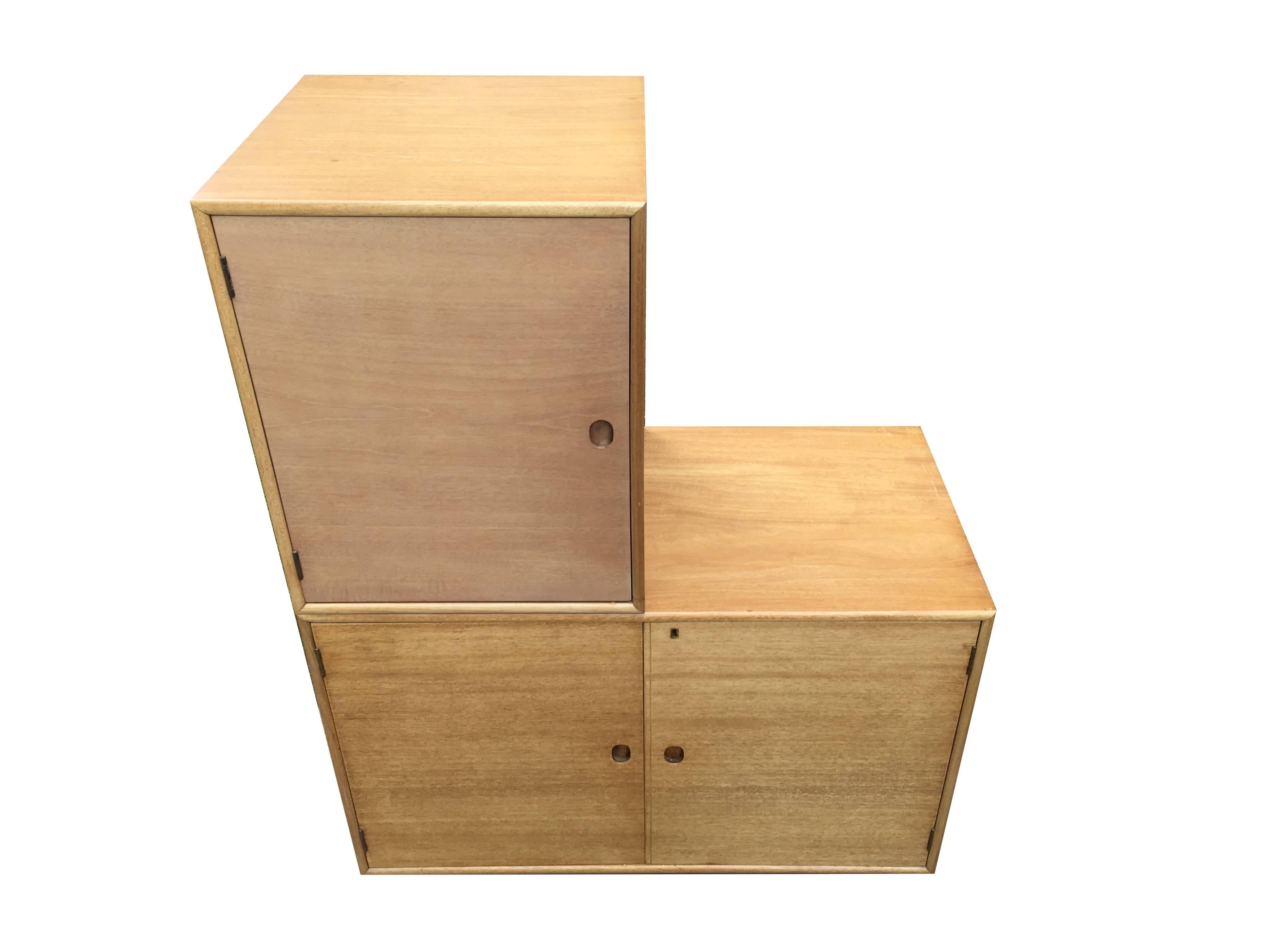 Charles Eames and Eero Saarinen Organic Design Modular Cabinets MoMA In Good Condition In Pittsburgh, PA