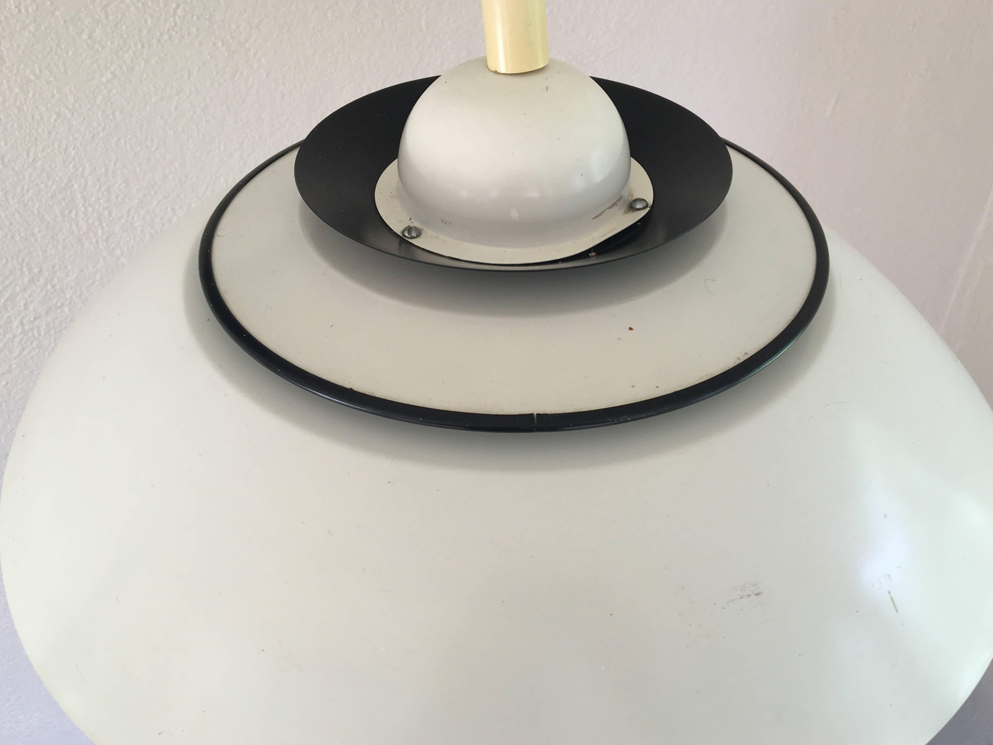 Norlux Tiered Danish Pendant Light by Jorgen Buchwald Louis Poulsen Poul Henning In Good Condition For Sale In Pittsburgh, PA