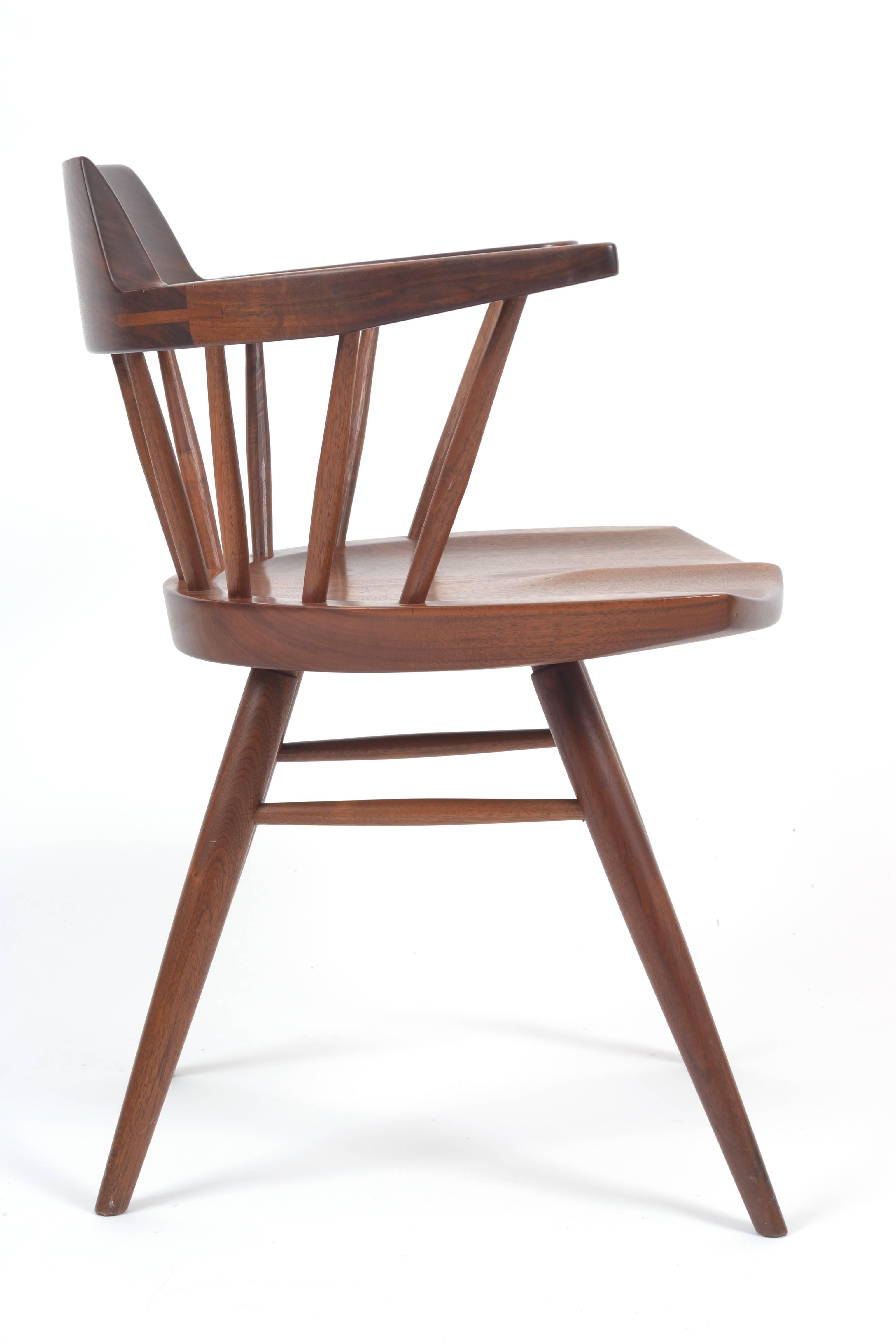 Mid-Century Modern George Nakashima Studio Captains Chair