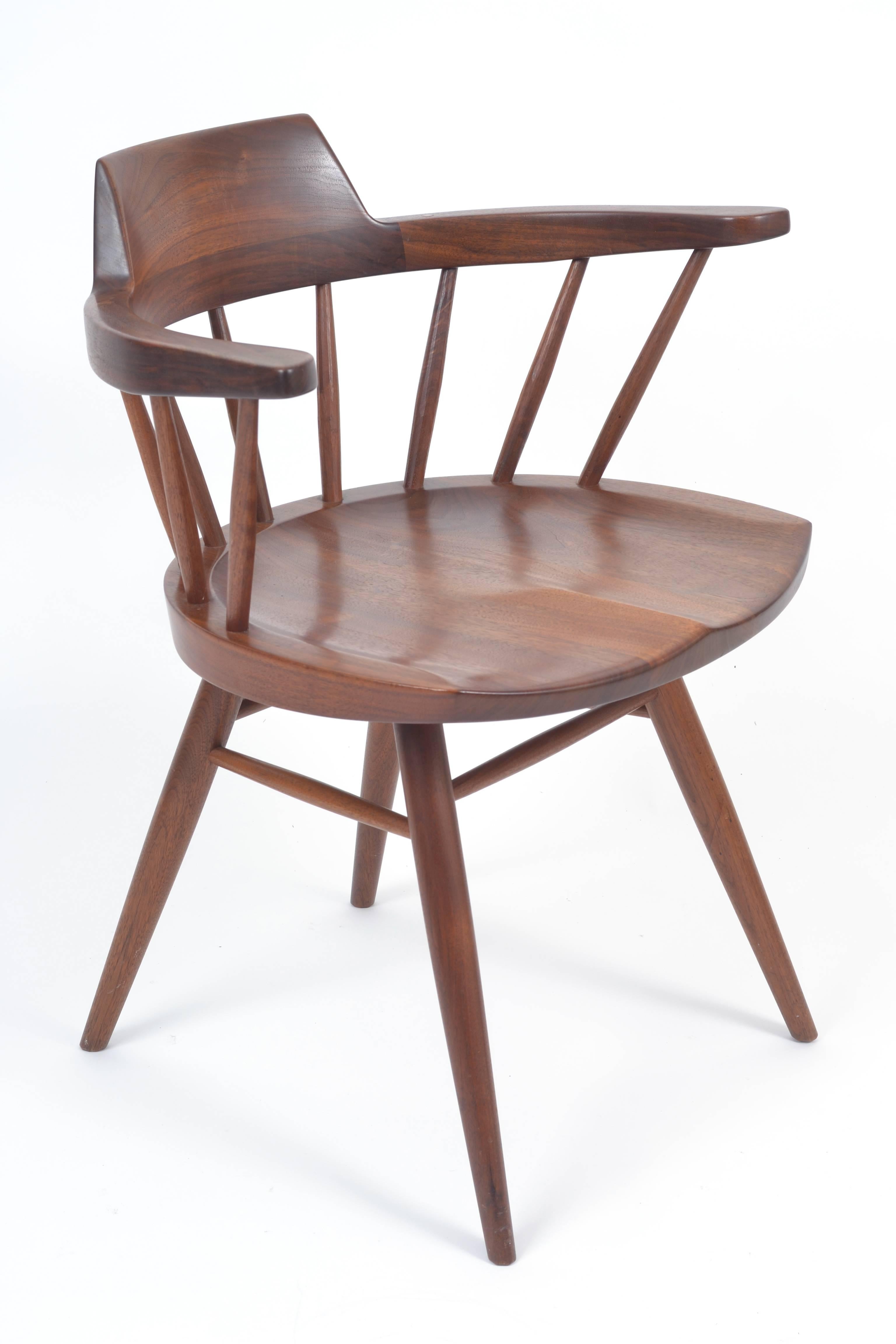 George Nakashima Studio Captains Chair In Excellent Condition In Pittsburgh, PA