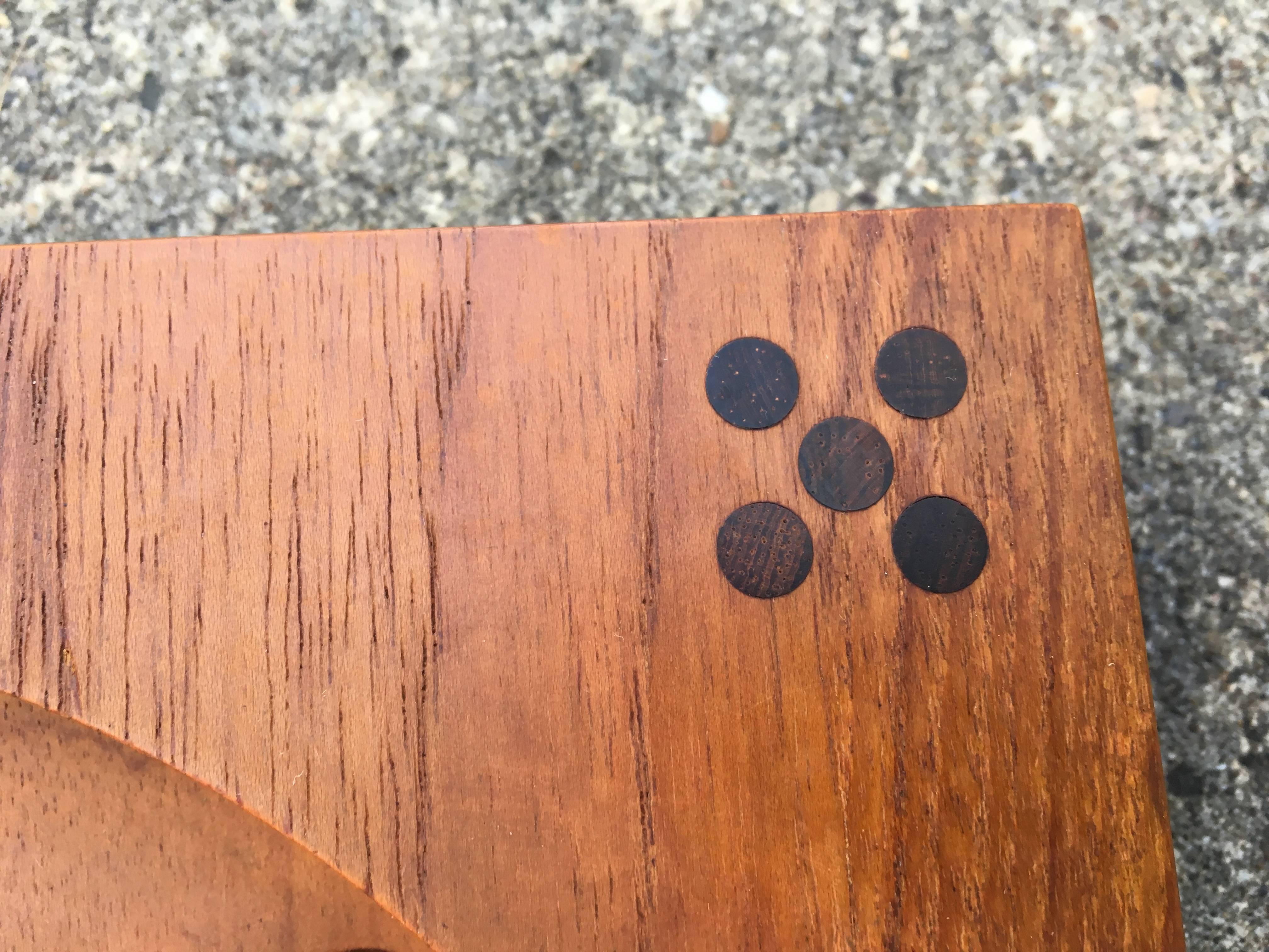 Teak Roll-Ette Game by Piet Hein for Skjøde of Skern In Good Condition In Pittsburgh, PA
