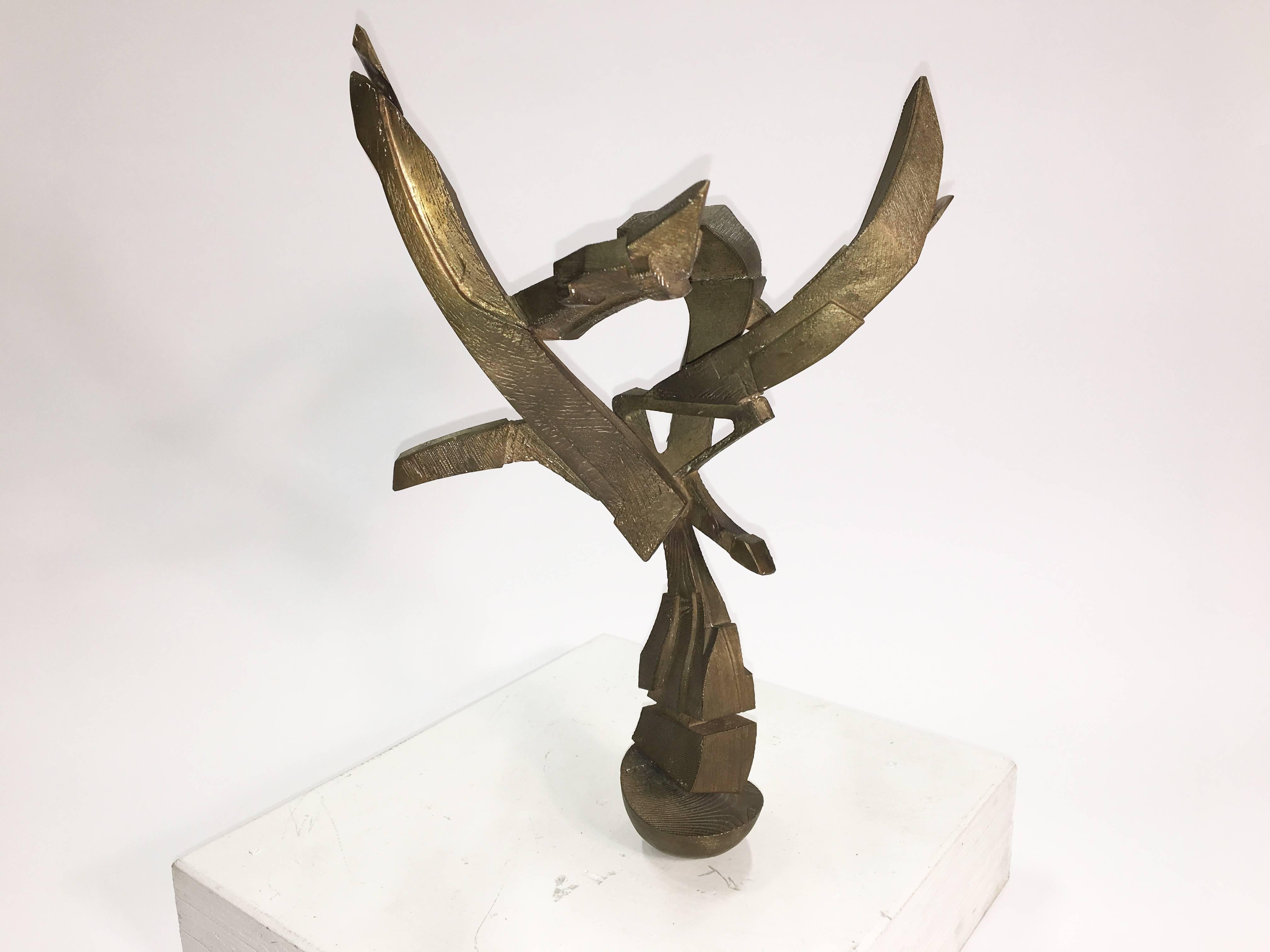 Beautiful sculpture by artist Michael Walsh. 

Michael Walsh has been exhibiting extensively throughout North America and Europe since 1994. His work has been featured at the Carnegie Museum of Art, National Archaeological Museum in Florence,