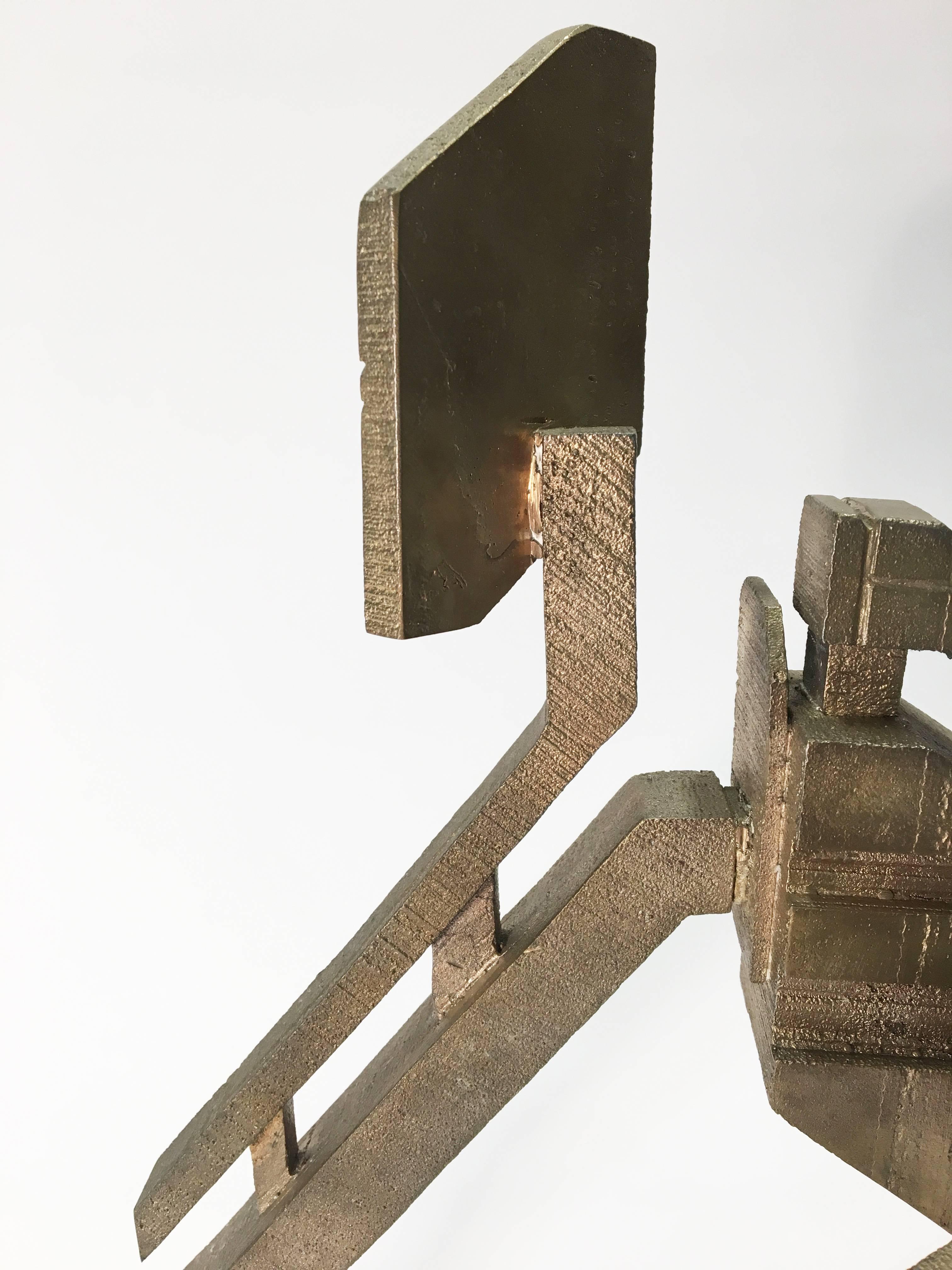 Other Tripod Bronze Sculpture by Artist Michael Walsh For Sale