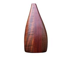 Wood Vase Weed Pot by California Studio Artist Tom Tramel