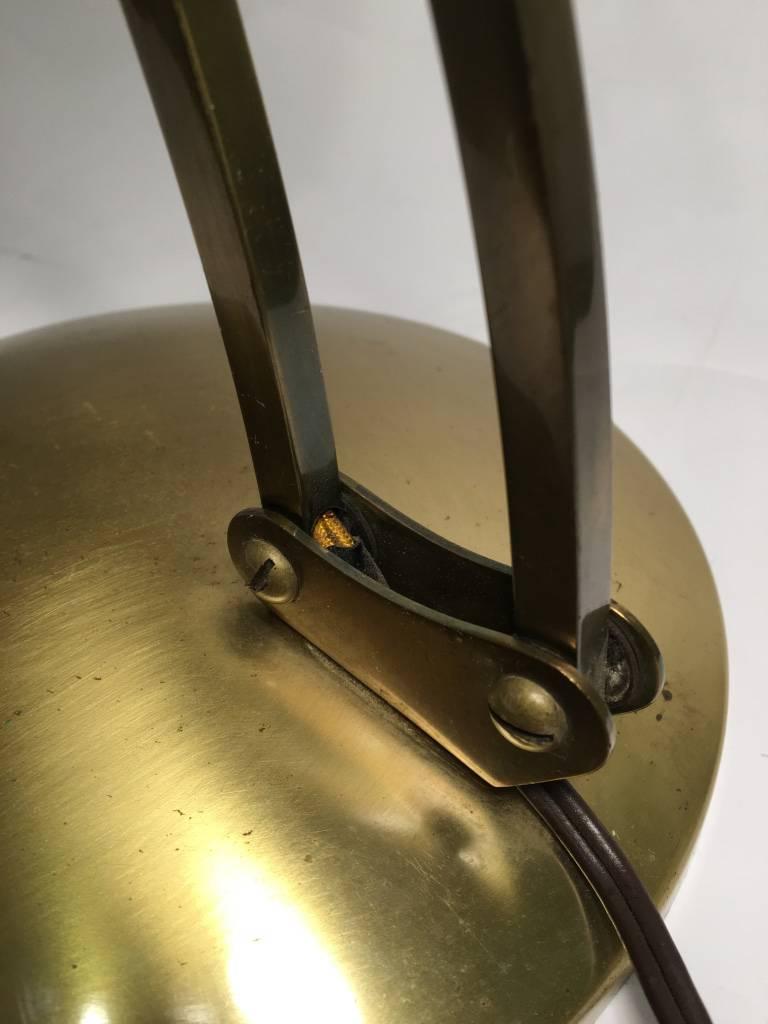 Adjustable Brass Table Lamp by Christian Dell for Kaiser Idell Bauhaus In Good Condition In Pittsburgh, PA